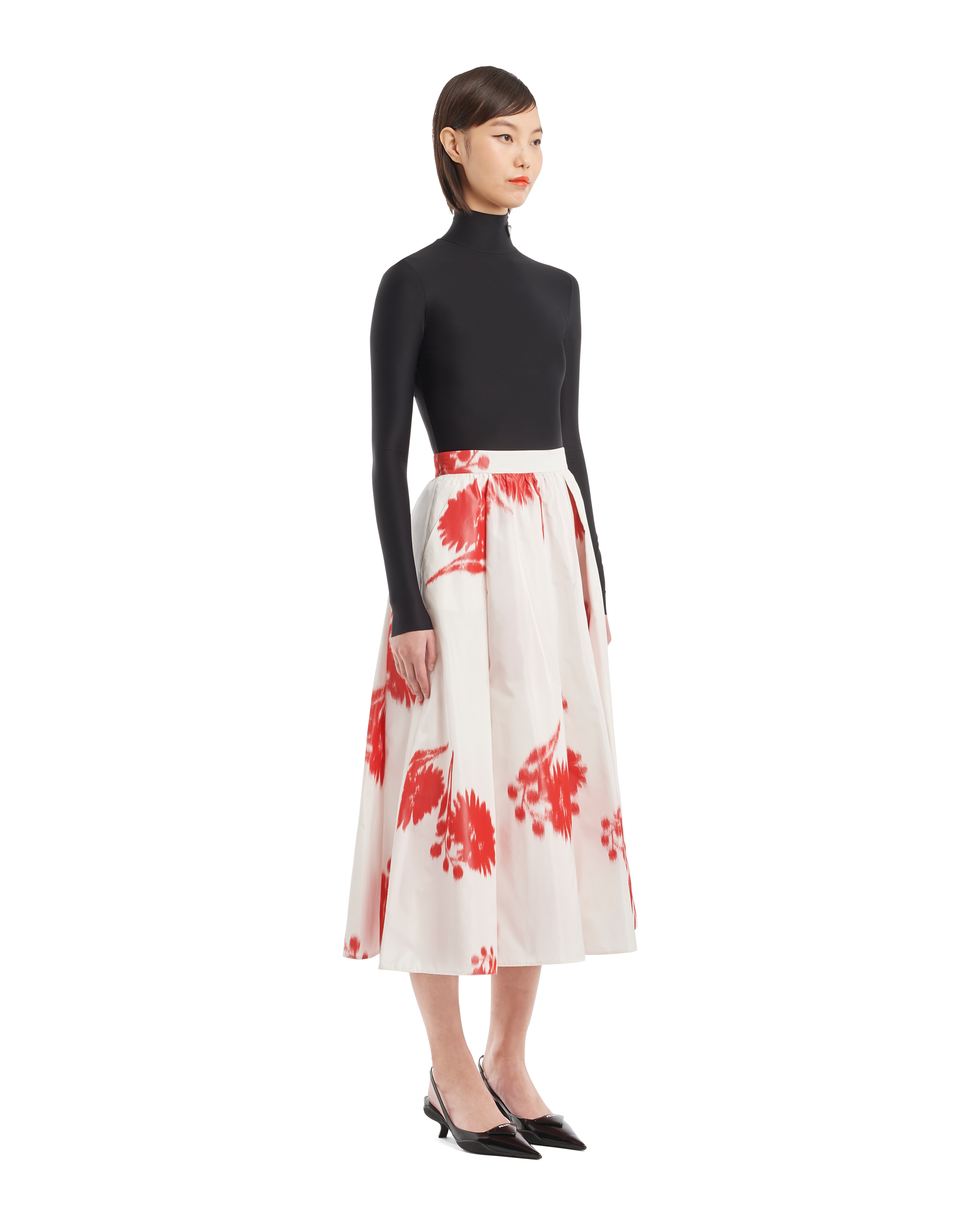 White taffeta skirt Clearance