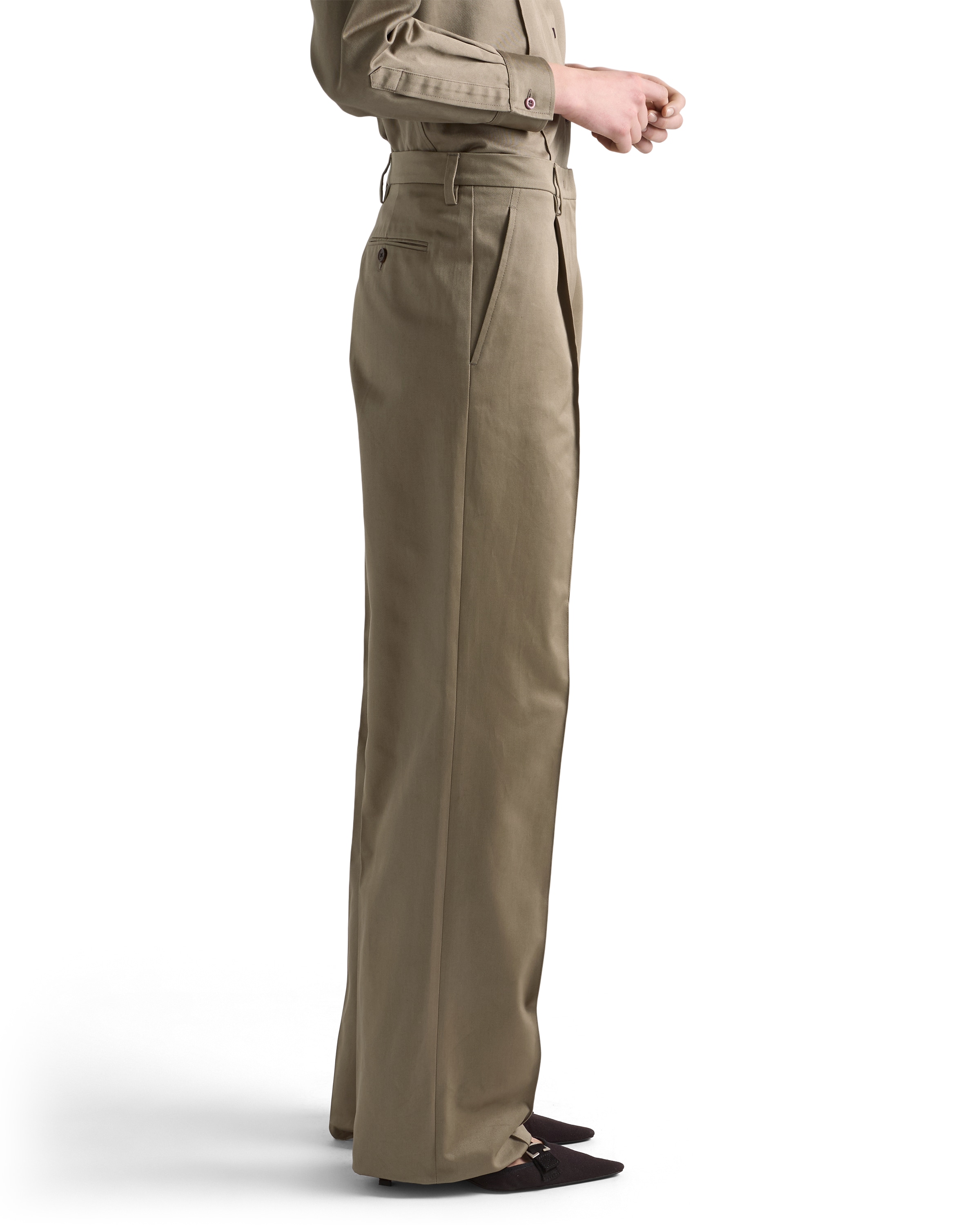 Prada Chino Pants In Gray