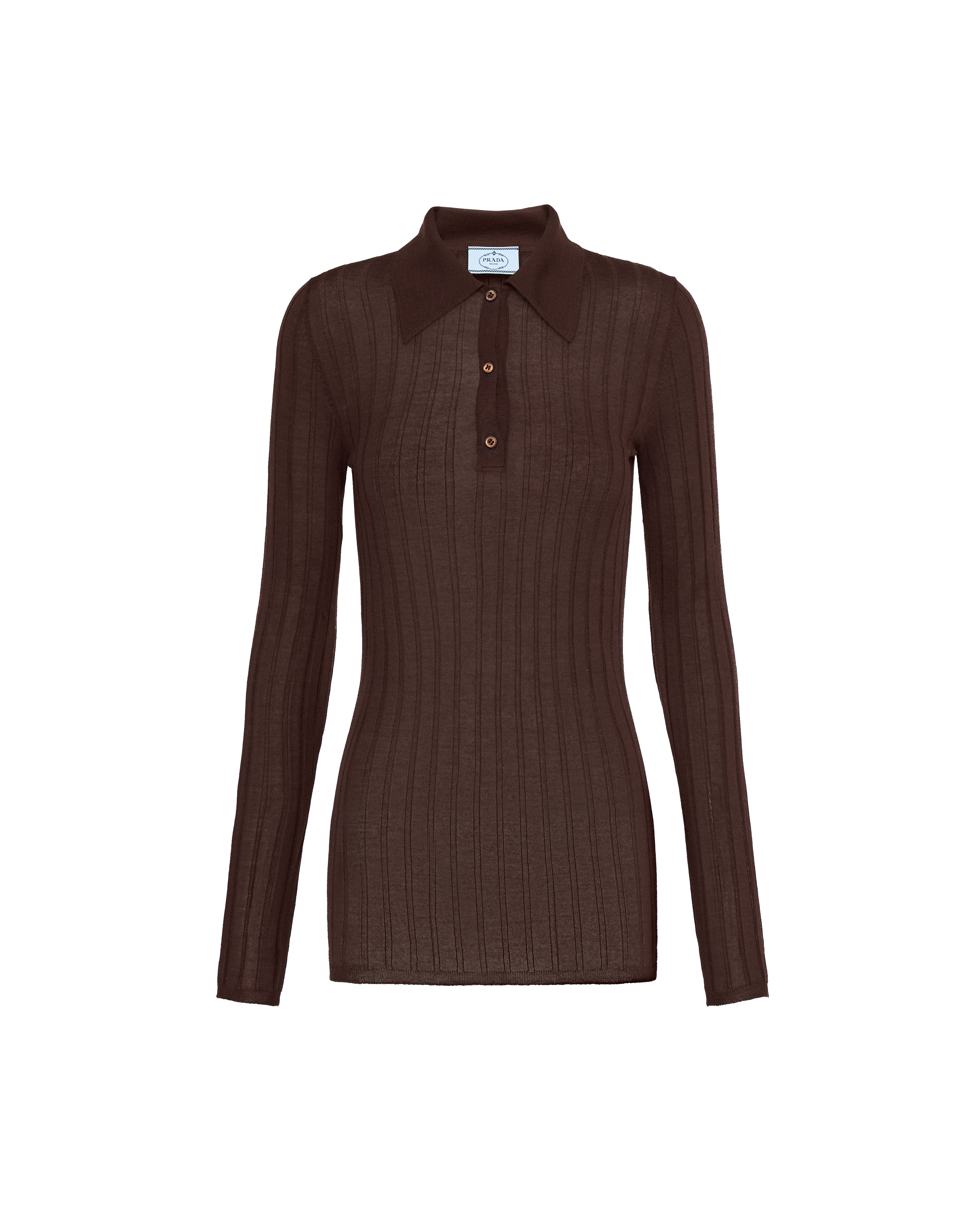 prada long sleeve polo