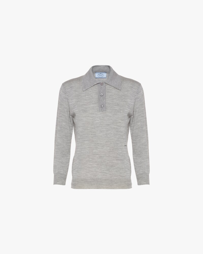 long sleeve prada polo
