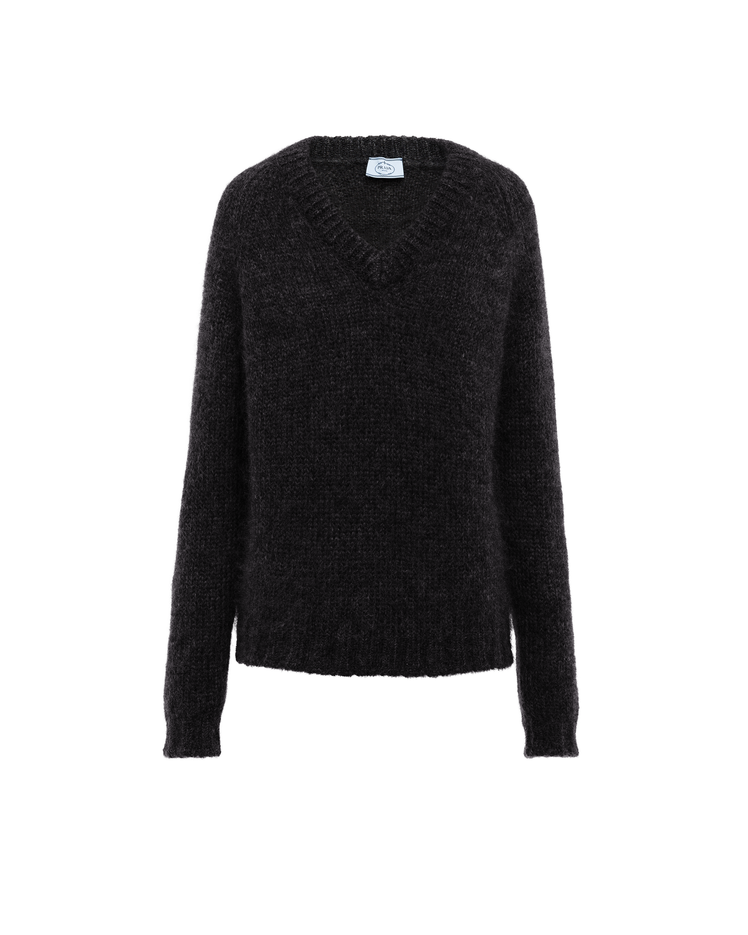 prada mohair cardigan