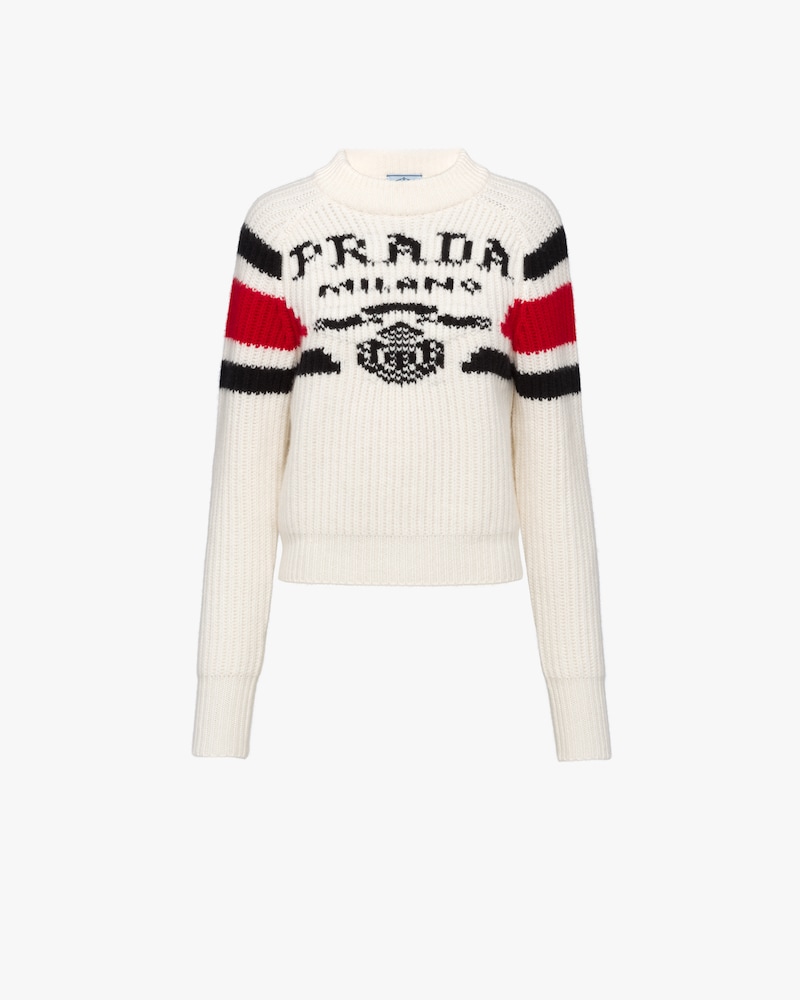 prada logo jumper