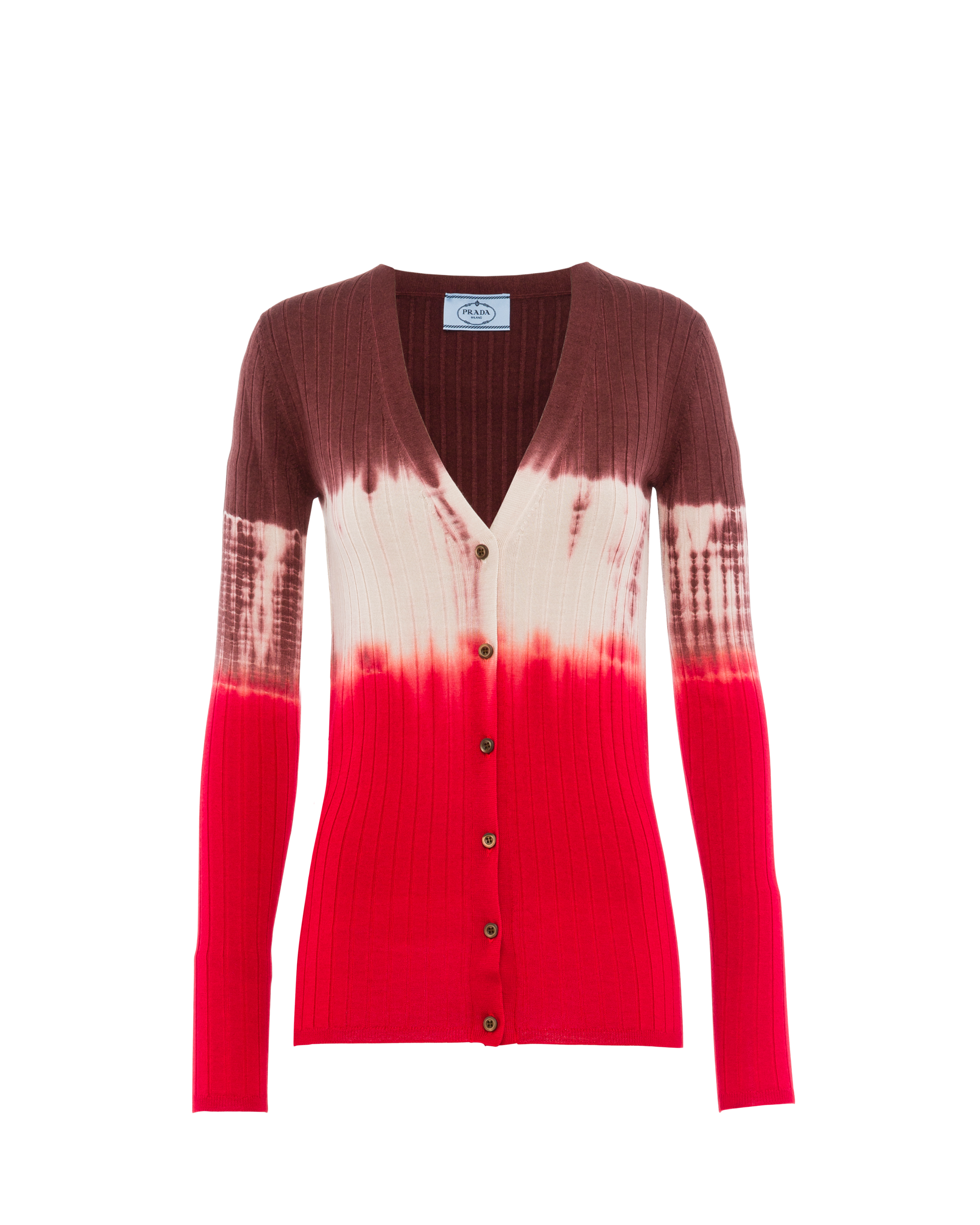 Wool And Cashmere Cardigan Prada
