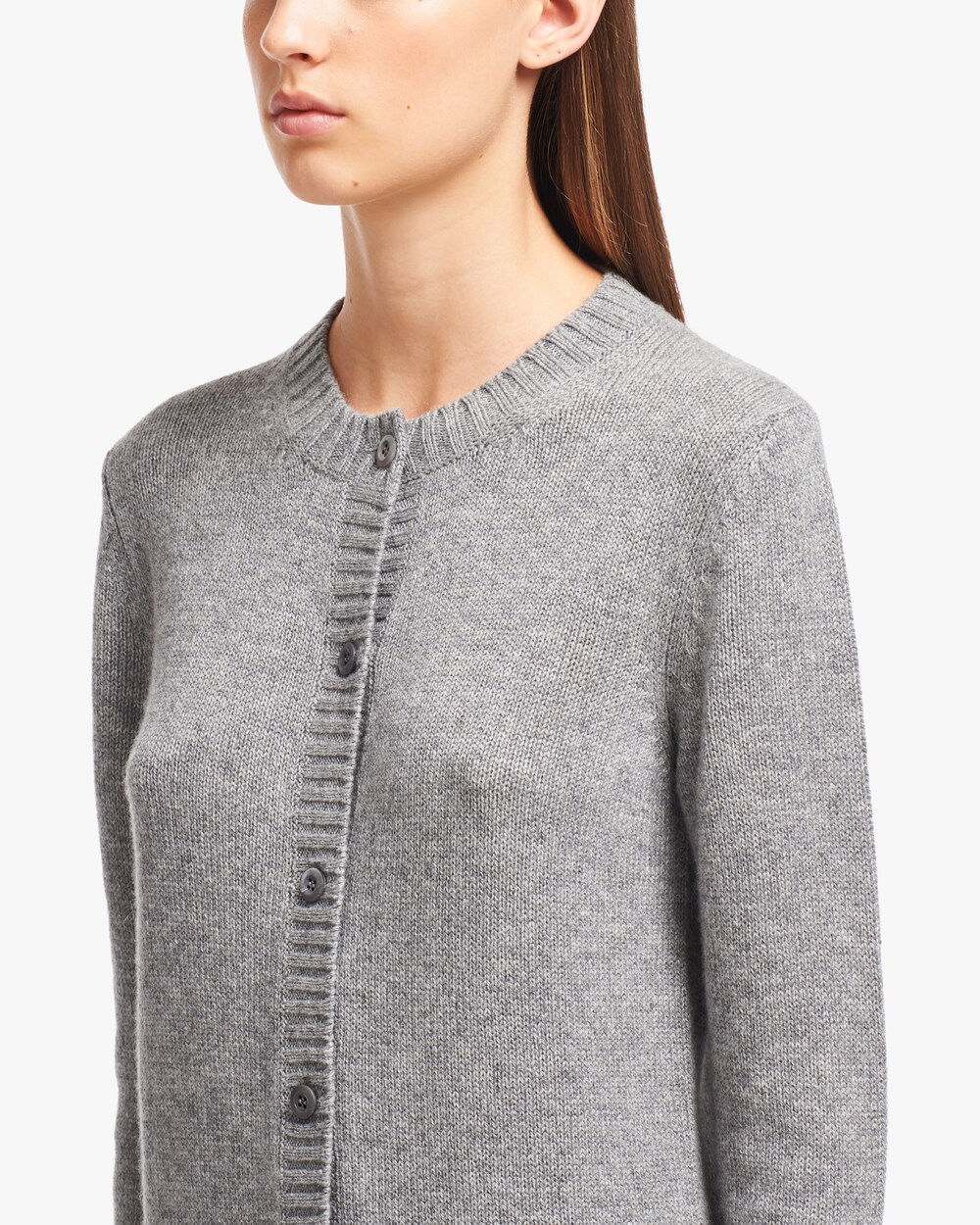 prada mohair cardigan