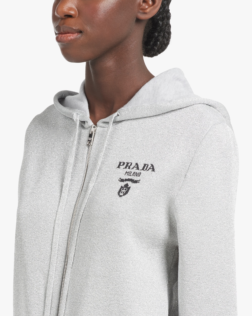 prada zip hoodie