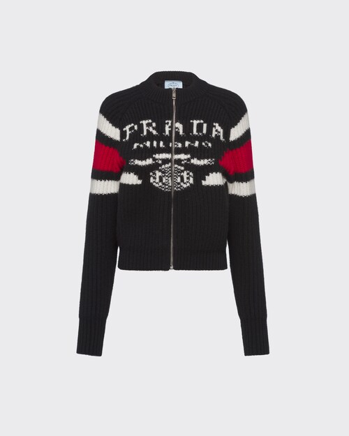 prada cardigan womens