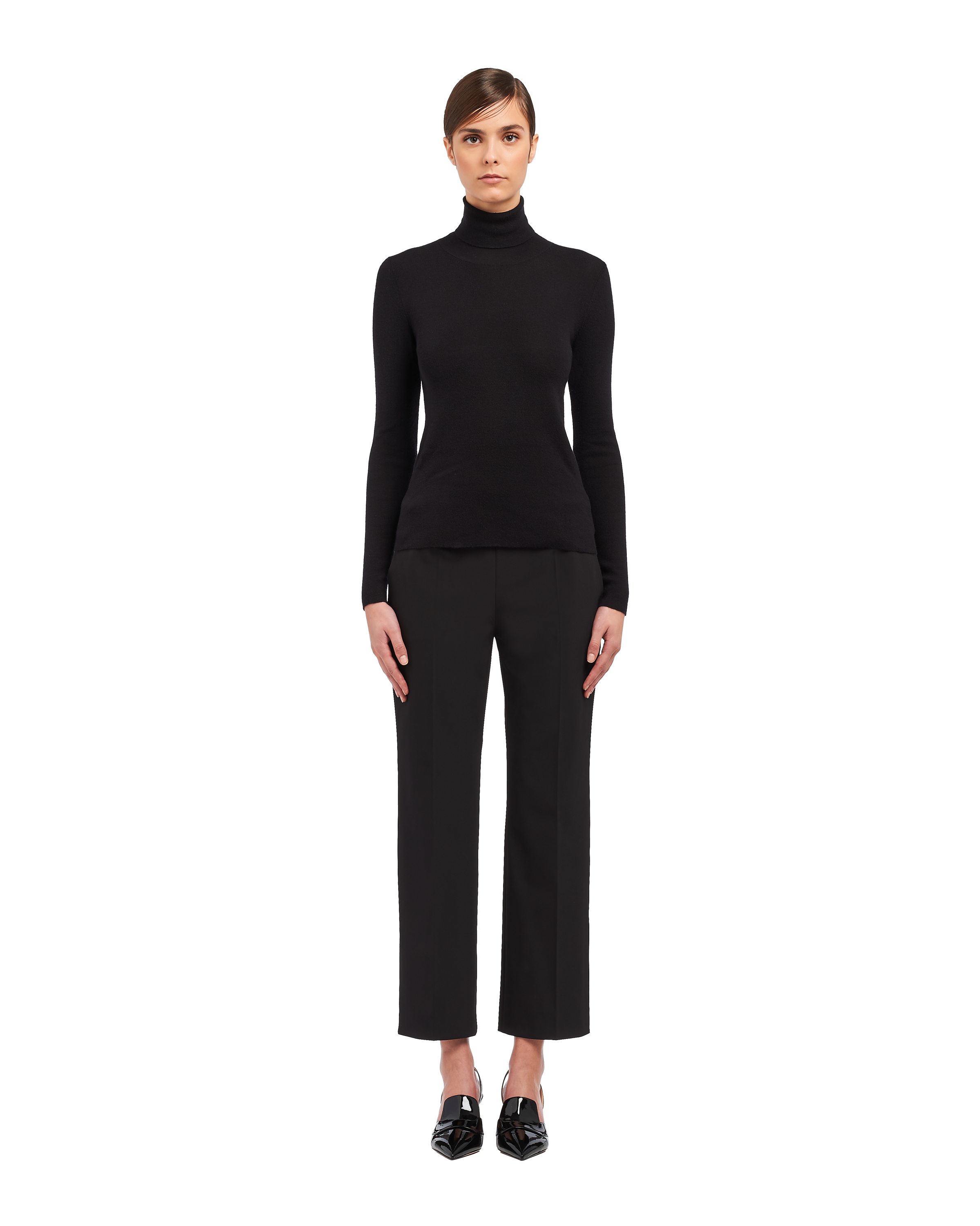 Black Cashmere and silk sweater Prada