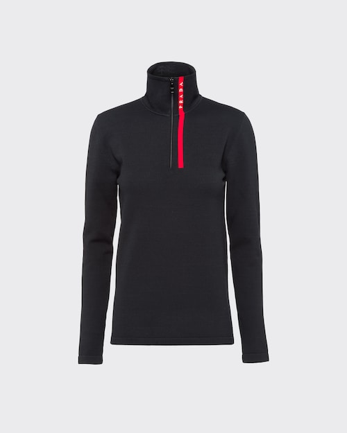 prada black turtleneck