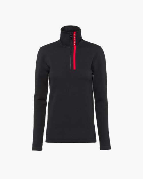 prada zip up turtleneck