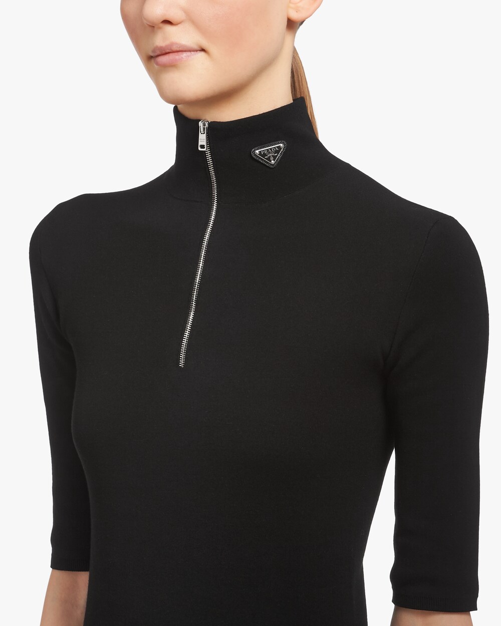 prada zip up turtleneck