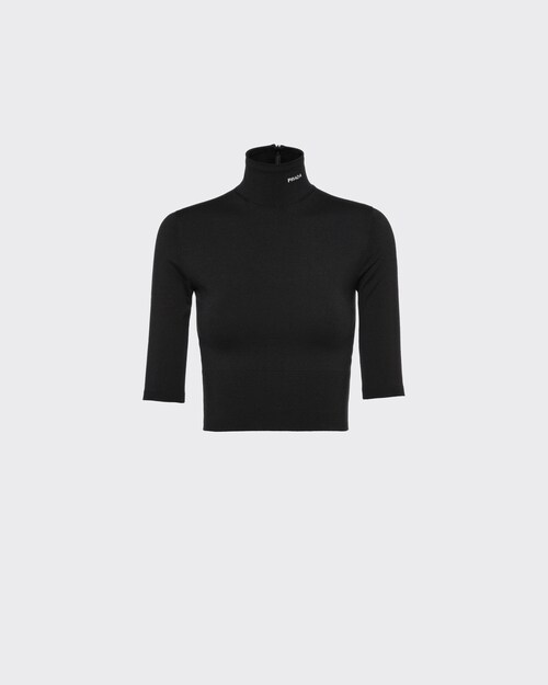 prada black turtleneck