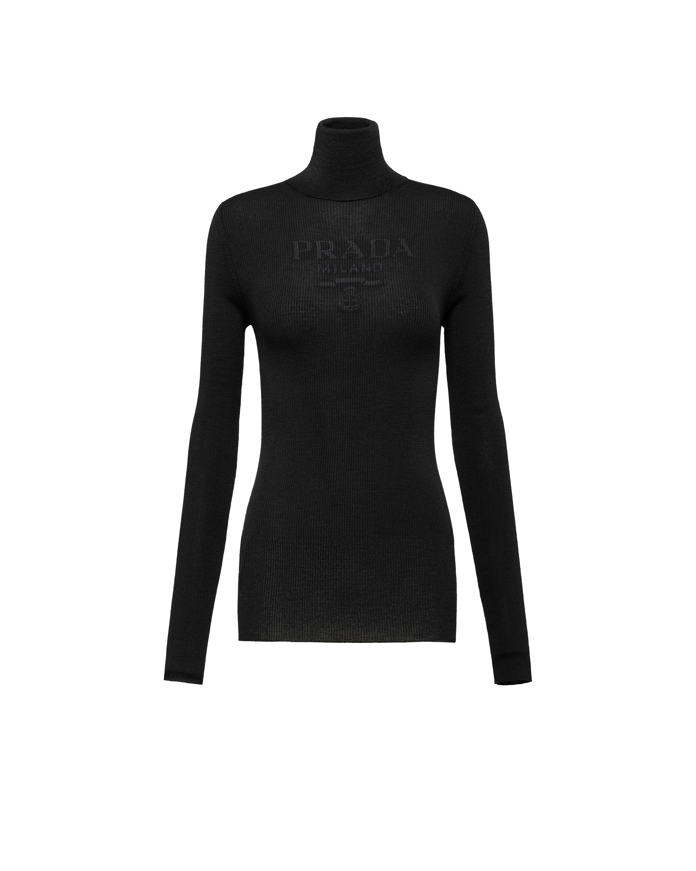 通販 【現行☆極美品】PRADA Silk and cotton sweater 38 ニット