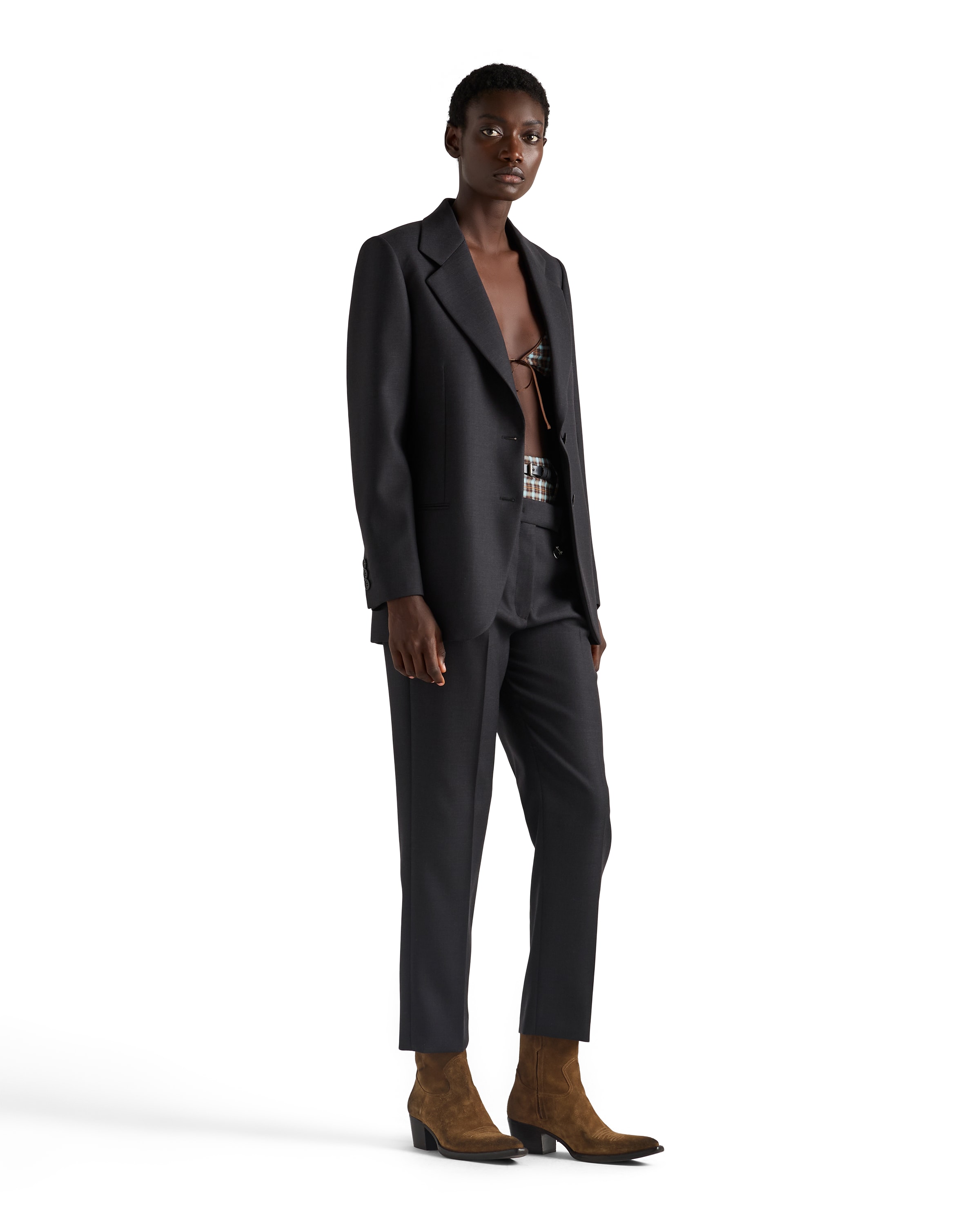 Prada Pantaloni In Black