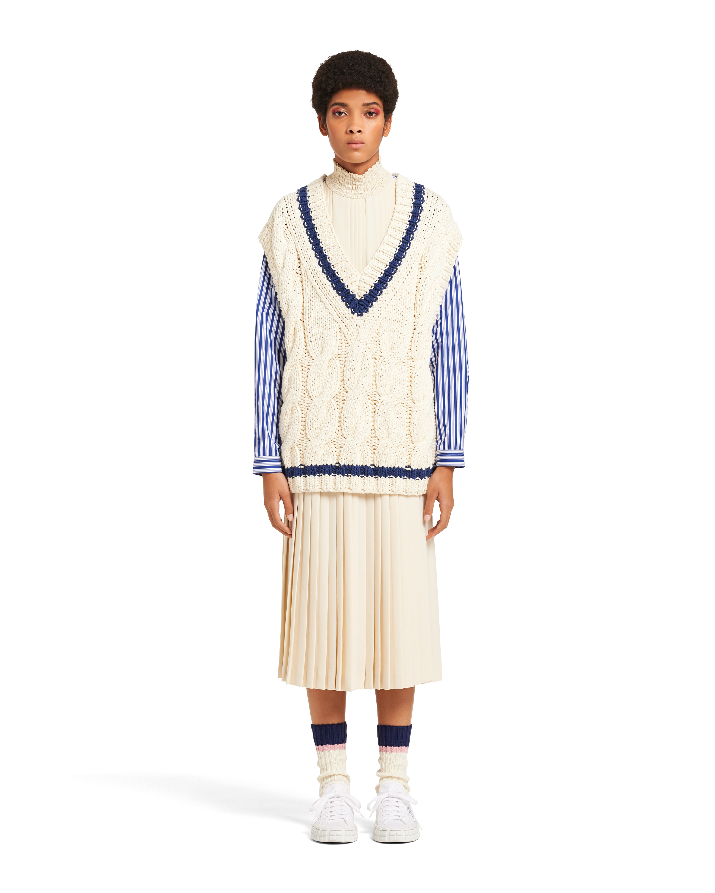 prada knit vest
