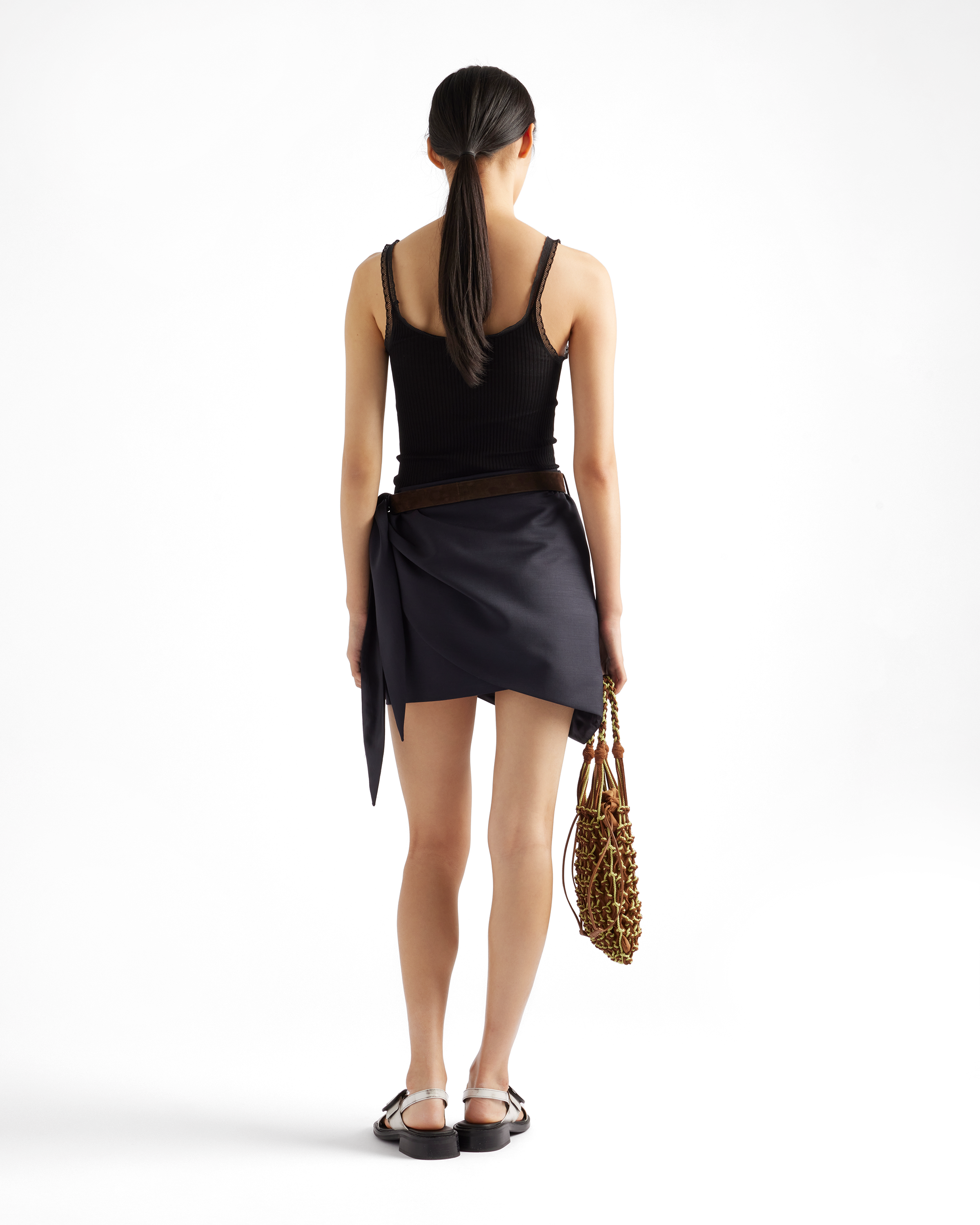 新色発売♪【PRADA】リブ編み コットン パンツ 新色発売♪【PRADA】リブ編み コットン パンツ
