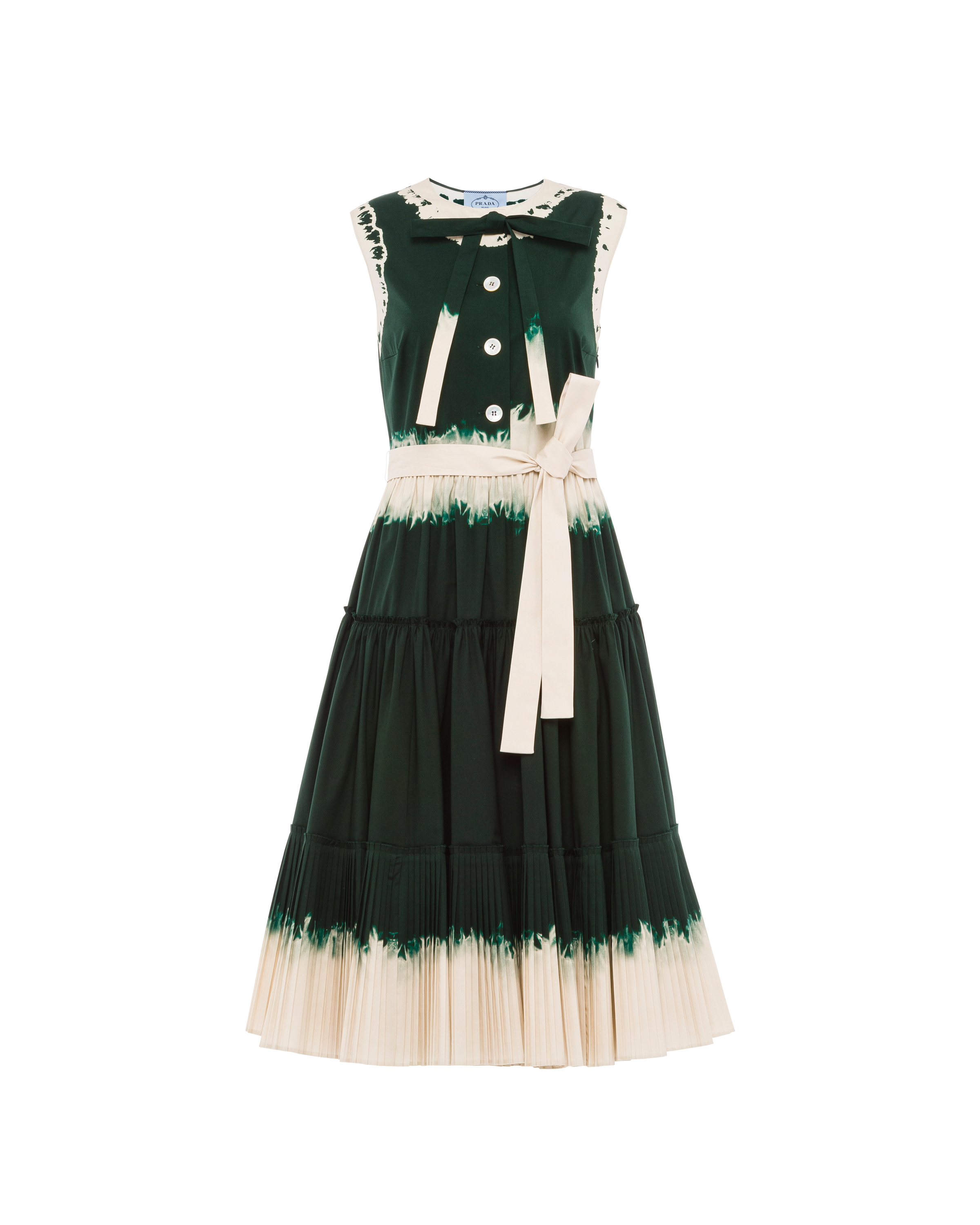 stretch cotton dress