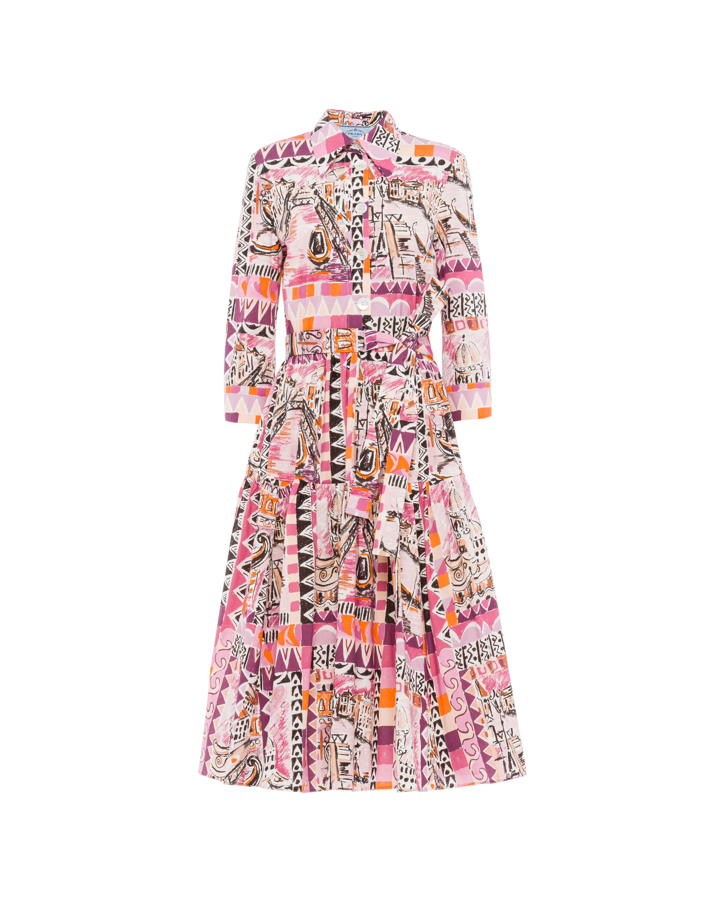 prada floral dress