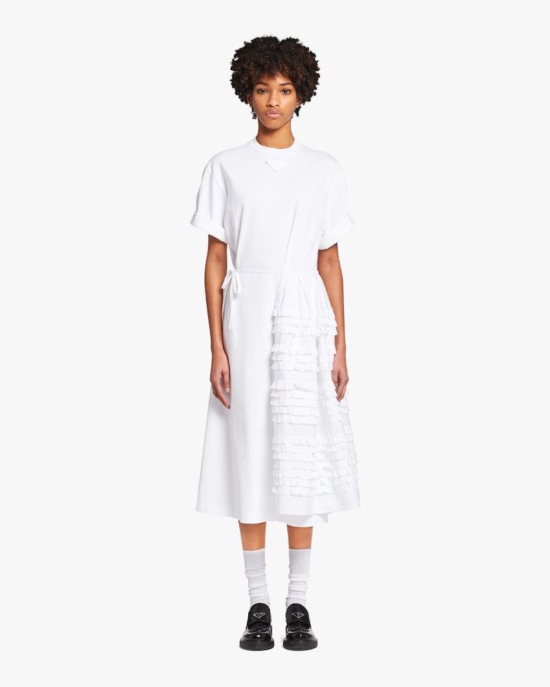white prada dress