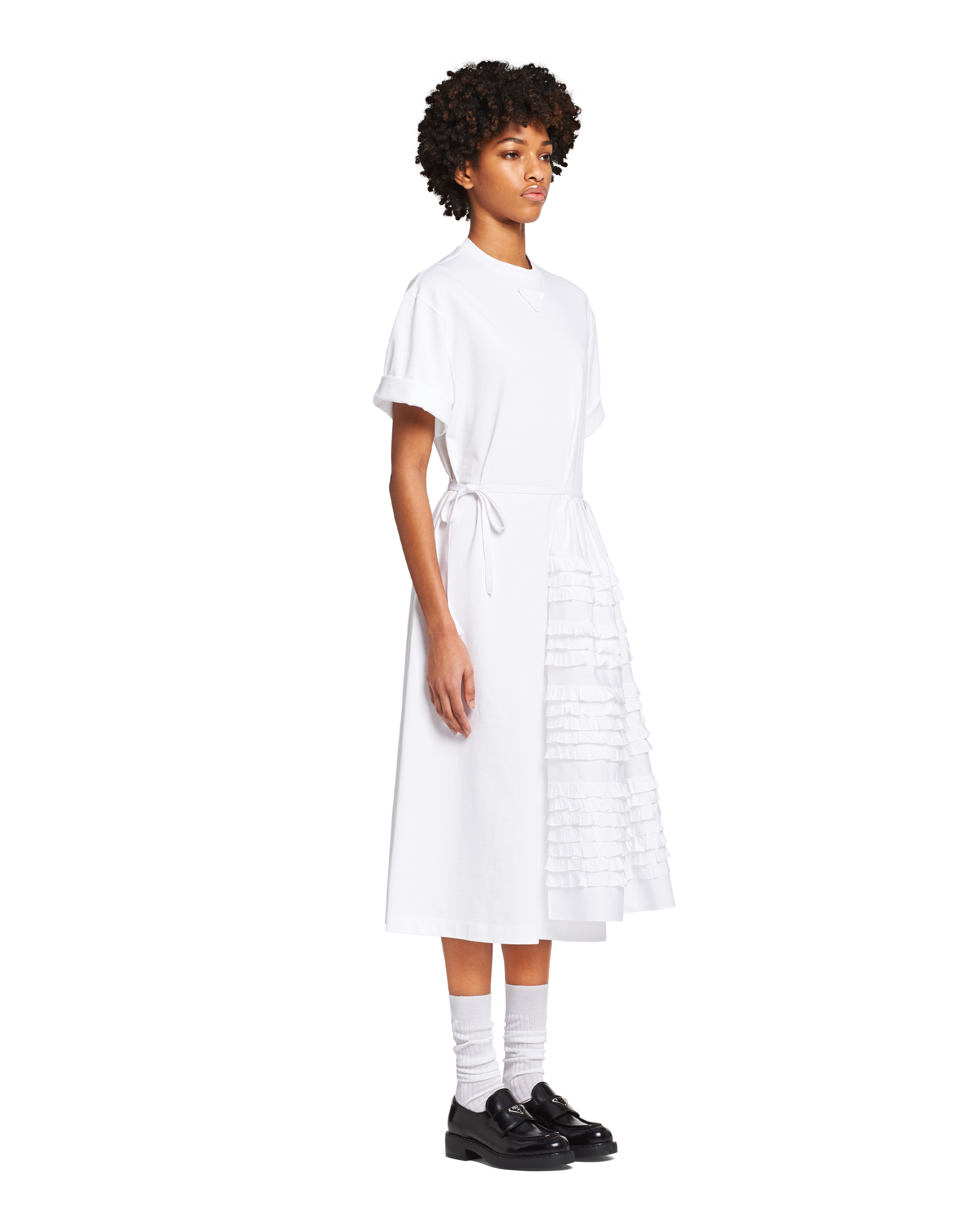 white prada dress
