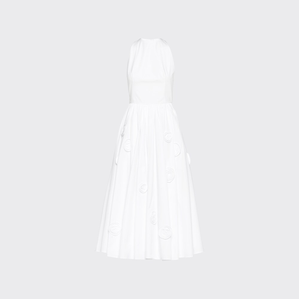 Prada Robe en popeline brodée 1