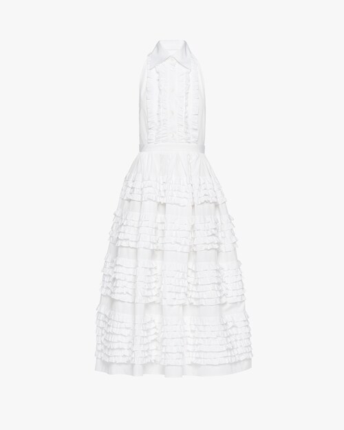 white prada dress