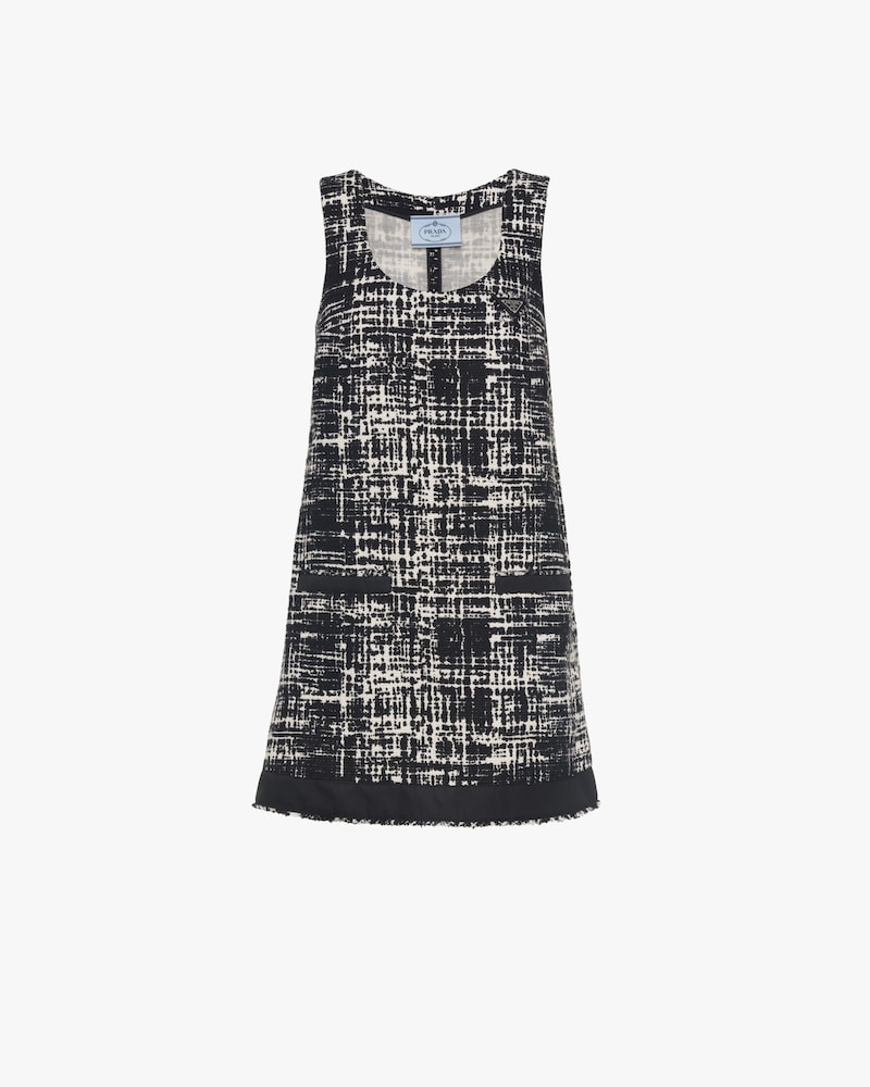 white prada dress