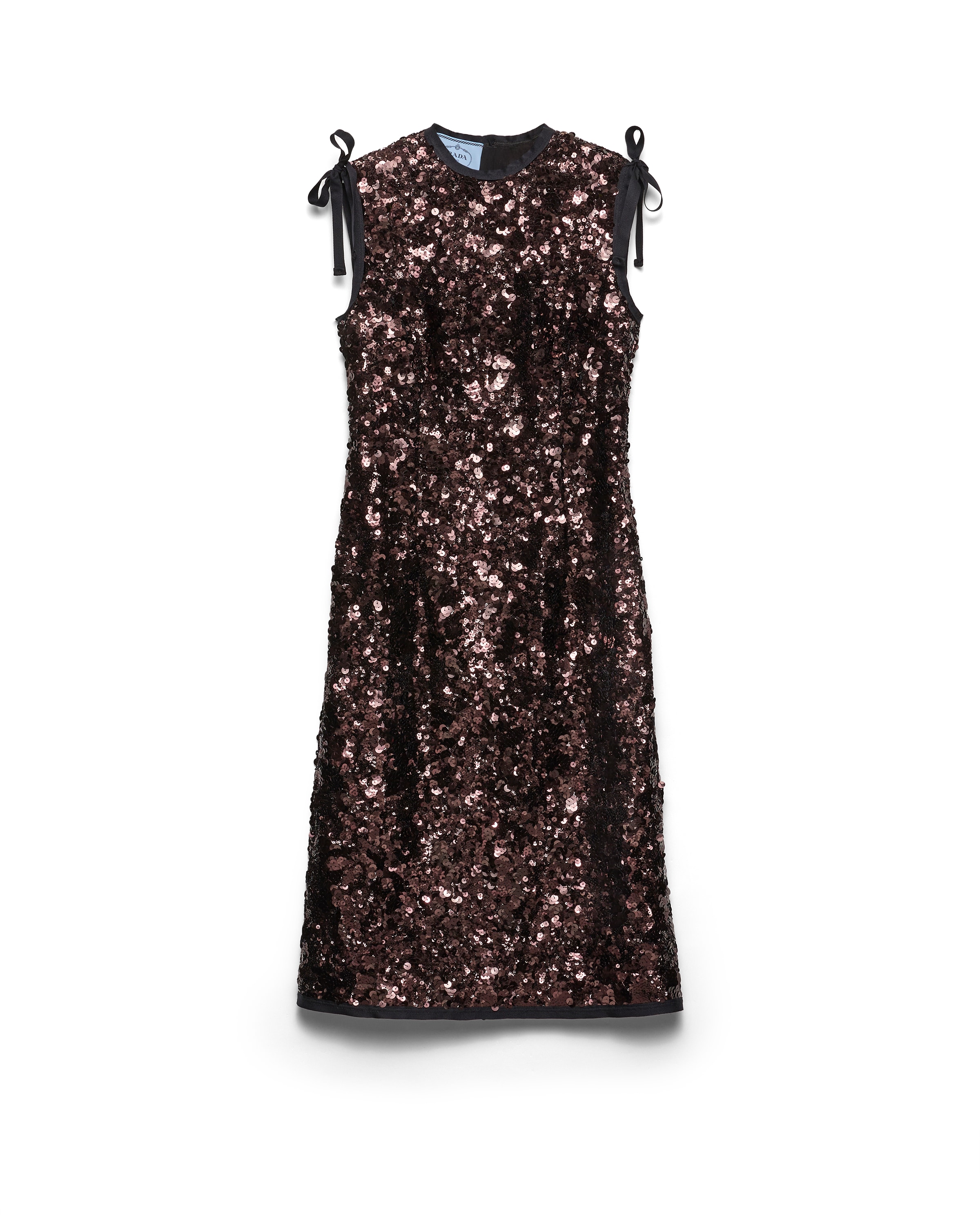 Prada Robe À Sequins, Femme, Prune, Taille 42