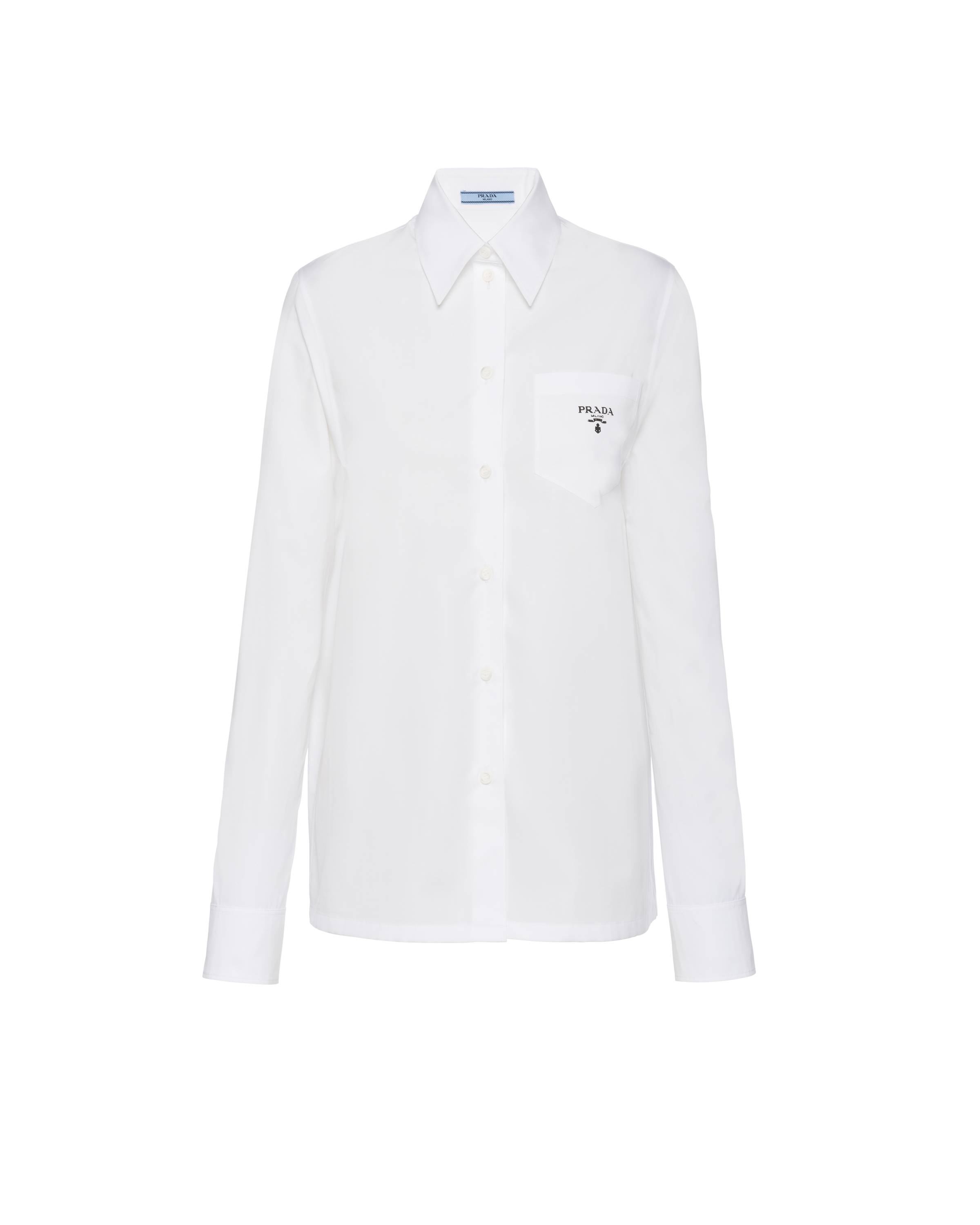 prada cotton poplin shirt