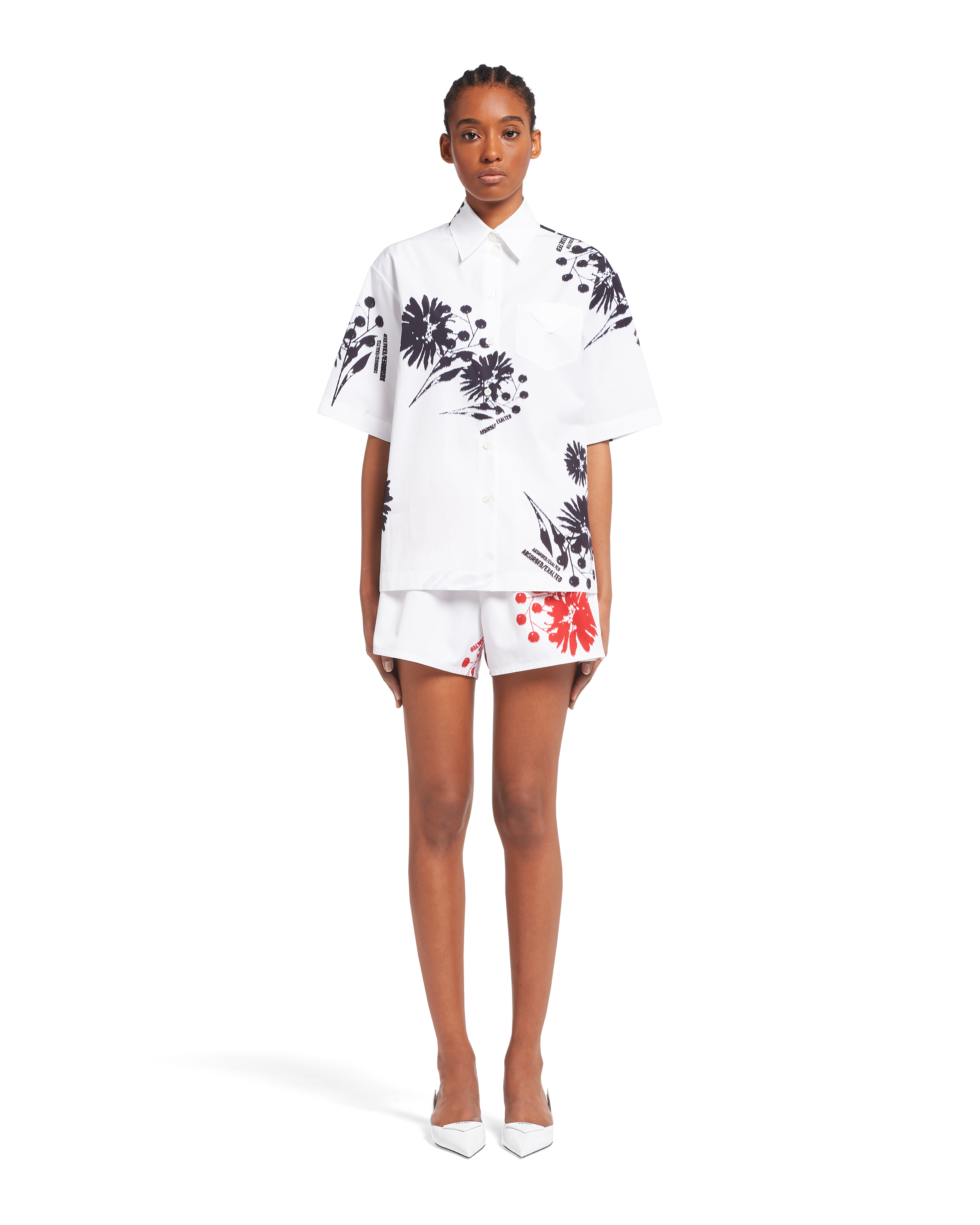 Prada Poplin Shirt 2024 www.alhudapk