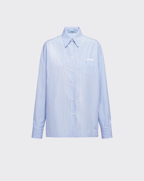 prada striped shirt