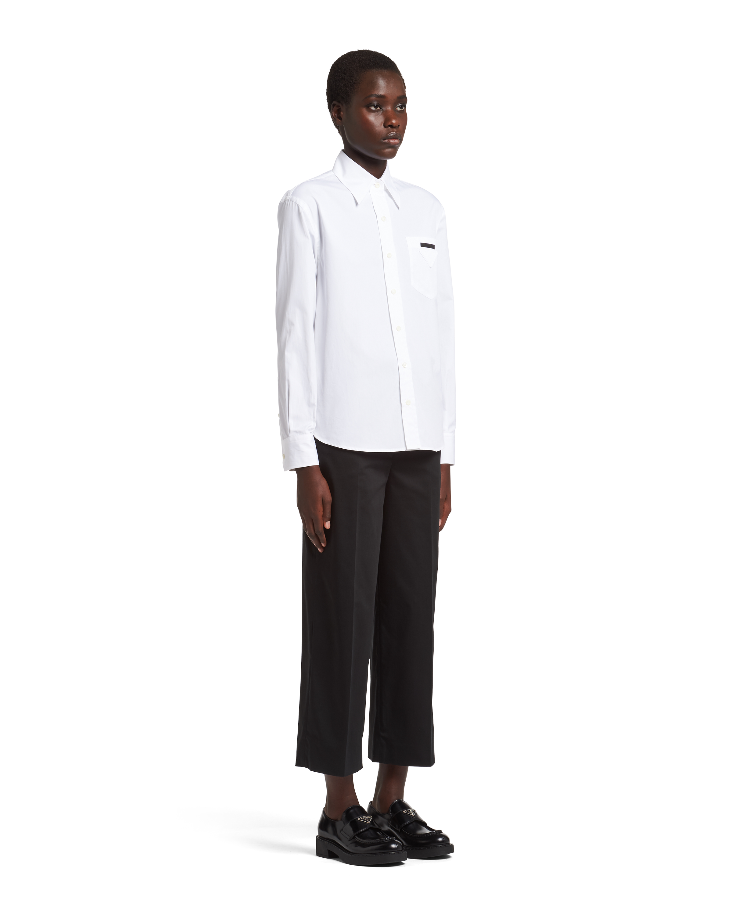 prada cotton poplin shirt