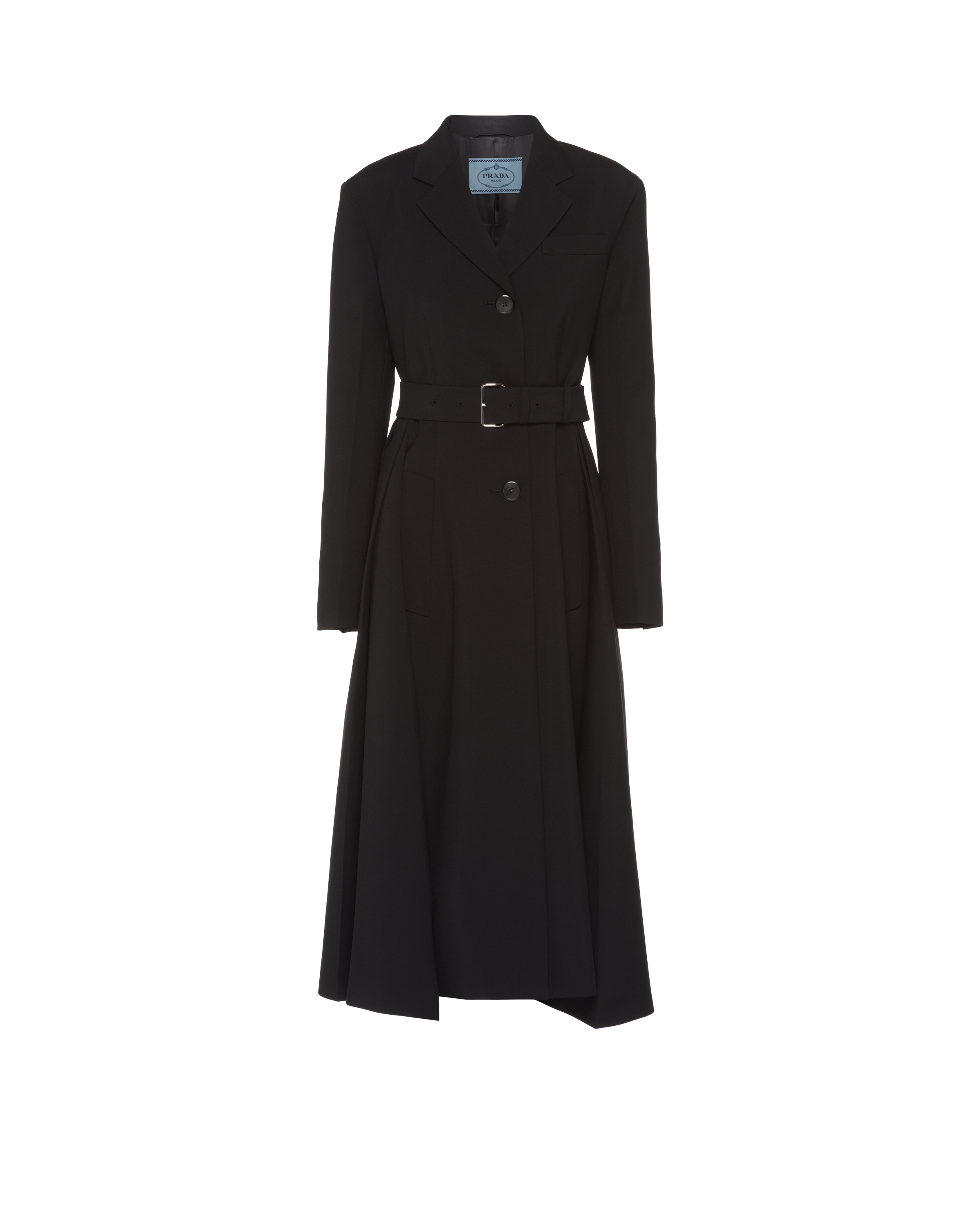Wool single breasted coat clearance