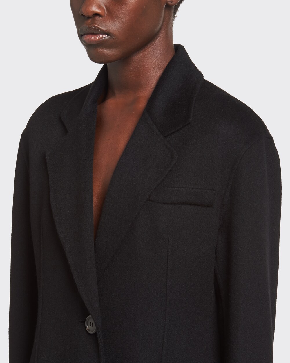 Wool single breasted coat Clearance