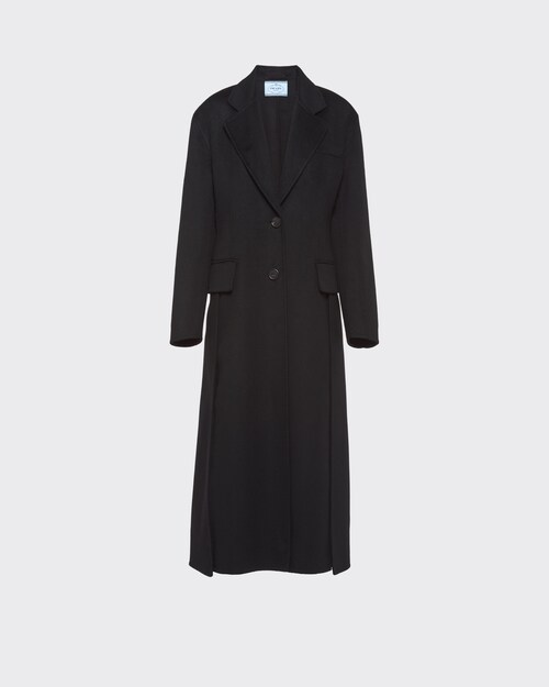 Prada Single-breasted wool and cashmere coat 1
