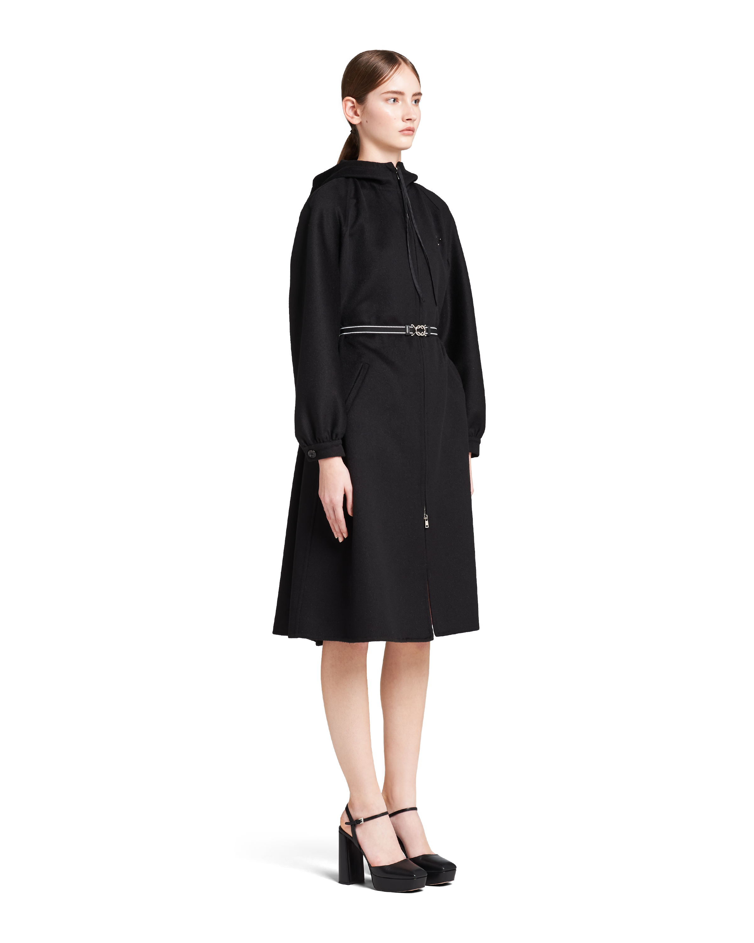 Prada cashgora coat clearance