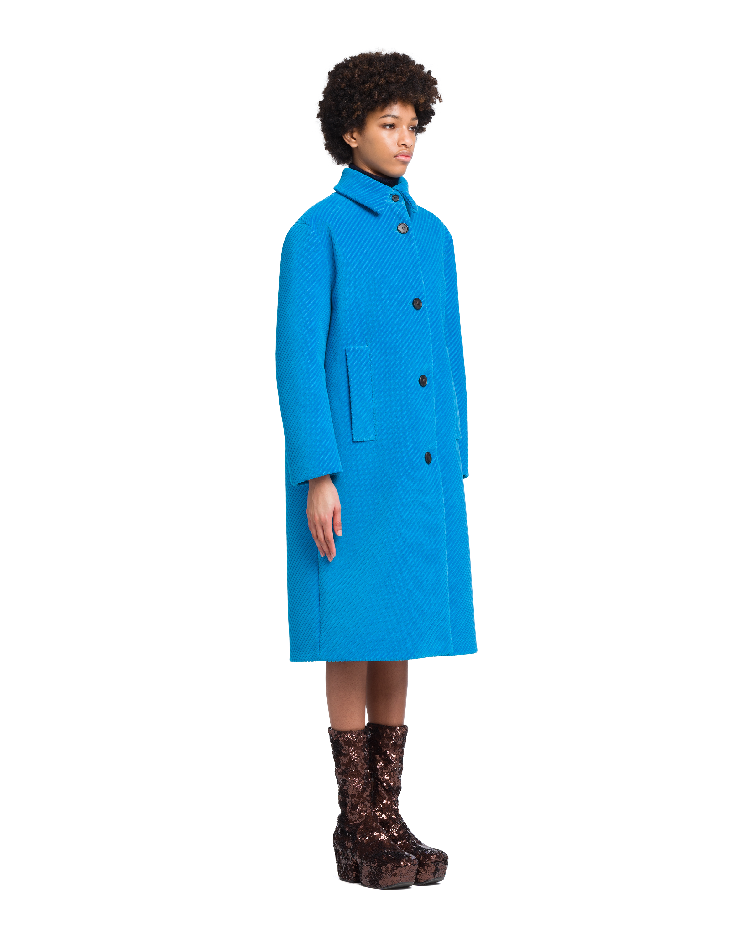 Prada blue coat Clearance
