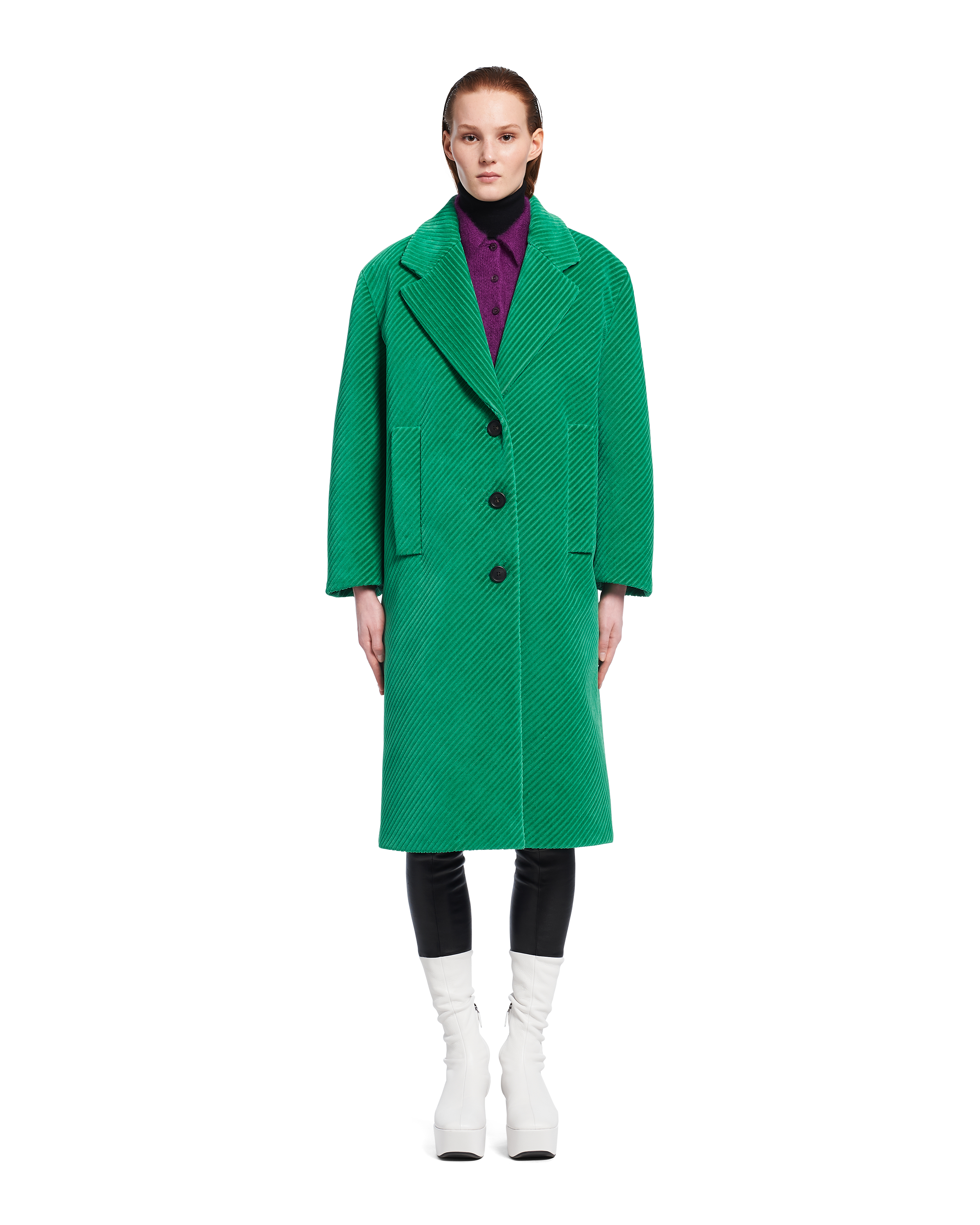 Prada corduroy coat clearance