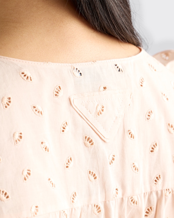 Eyelet lace top - Peach Eyelet lace top - Peach