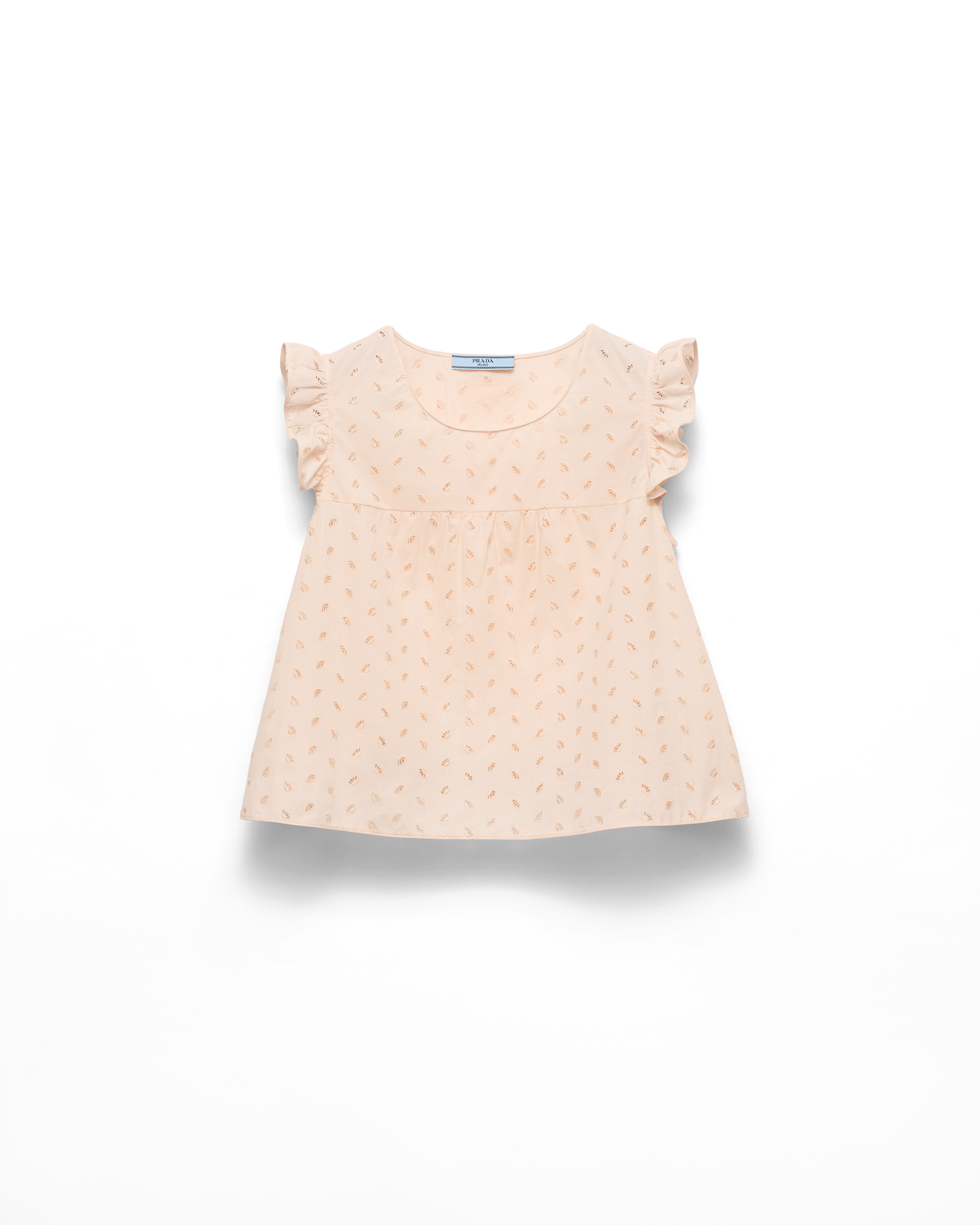 Prada Eyelet Lace Top