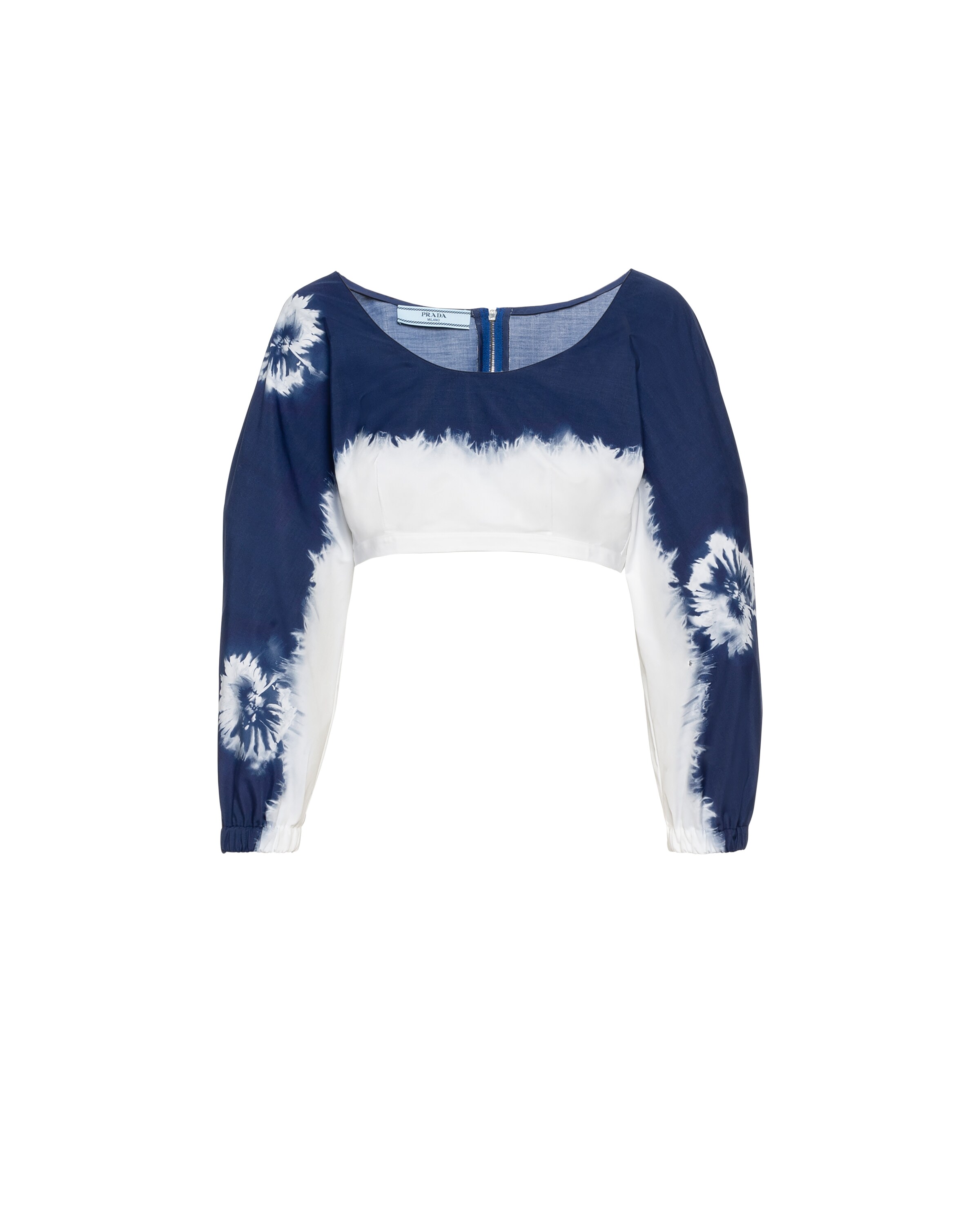 Prada logo crop top clearance
