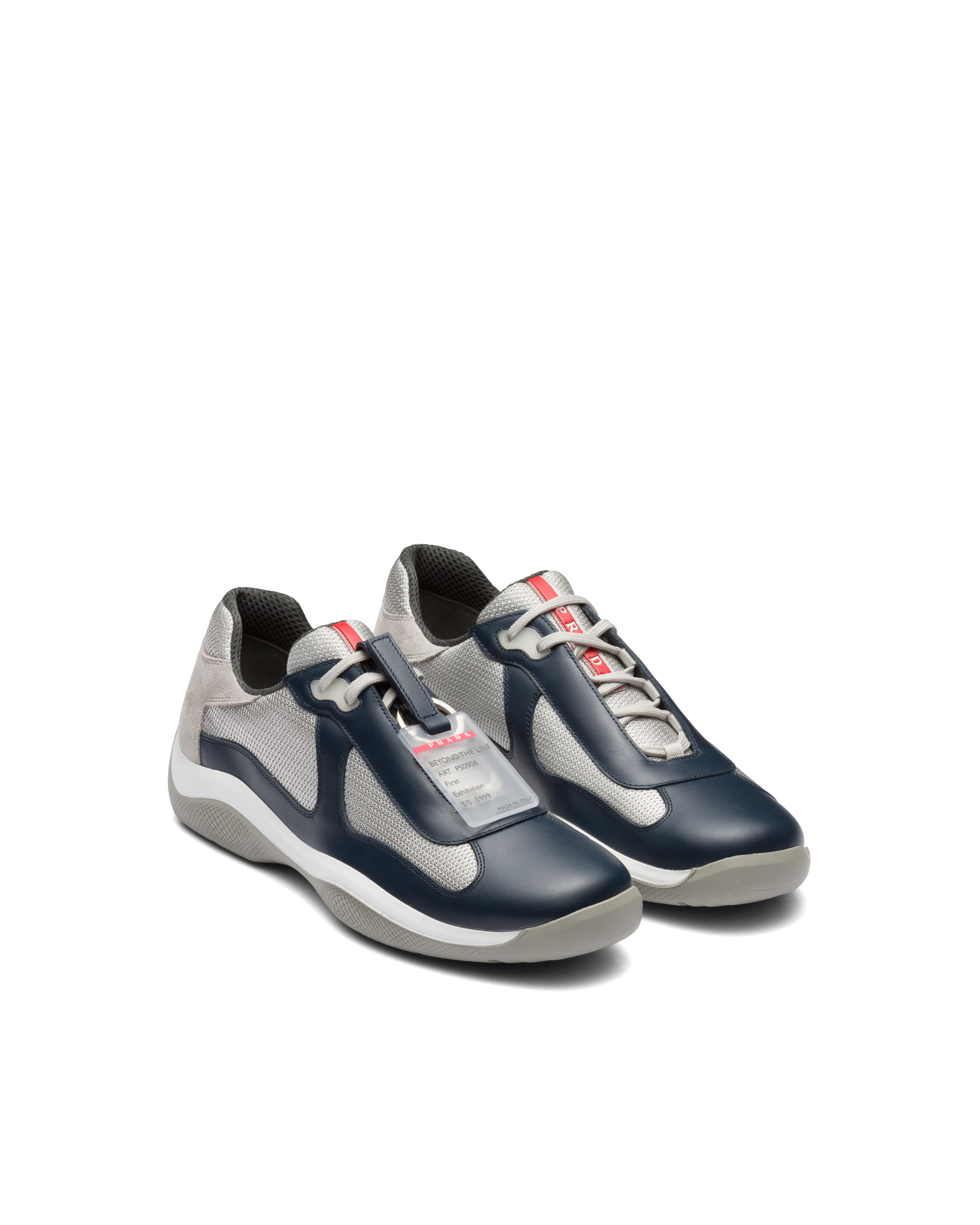 Prada America's Cup Original Low-top Sneakers In Ultramarine