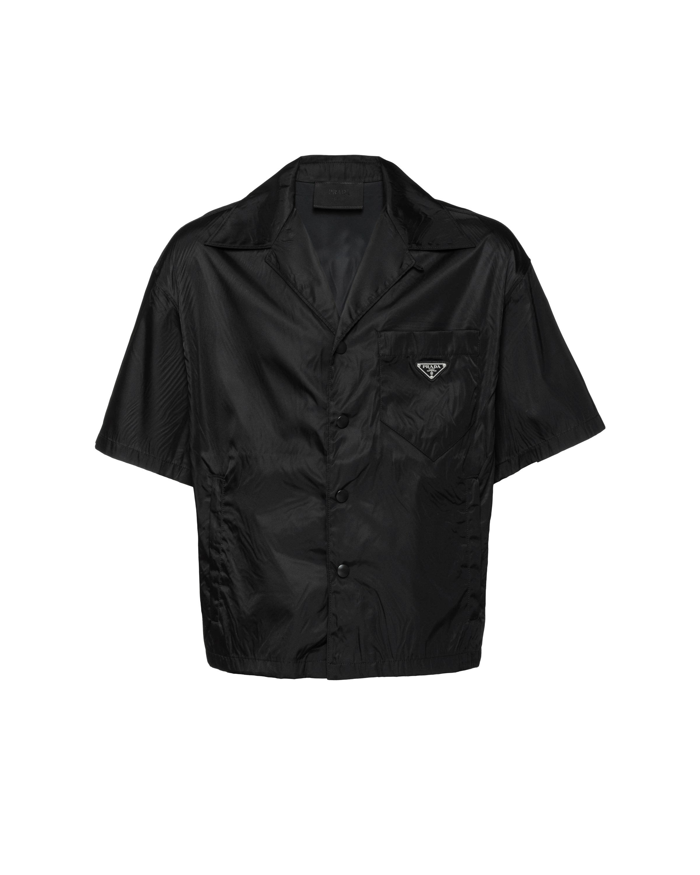 Black Technical fabric shirt | Prada