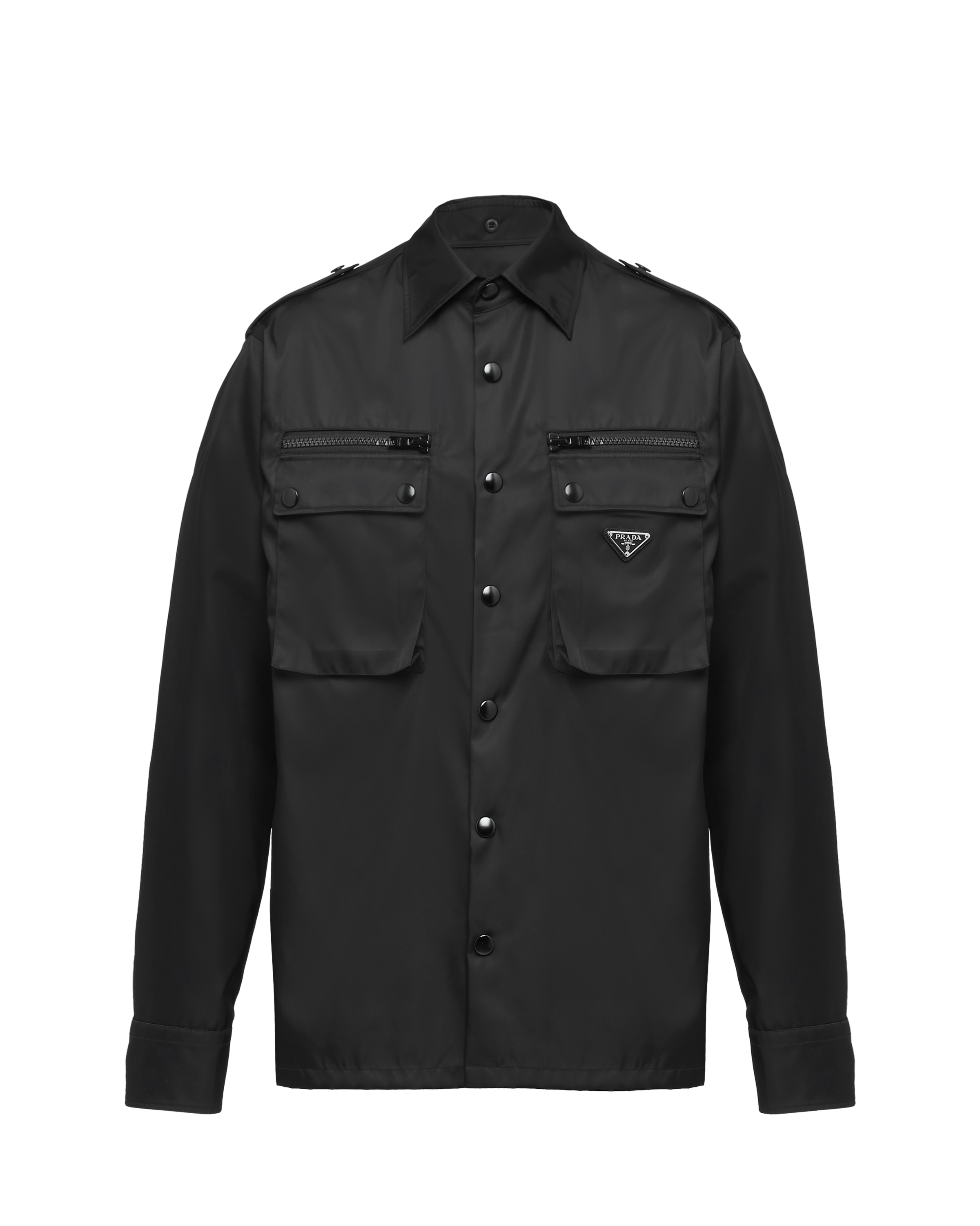 prada nylon gabardine shirt