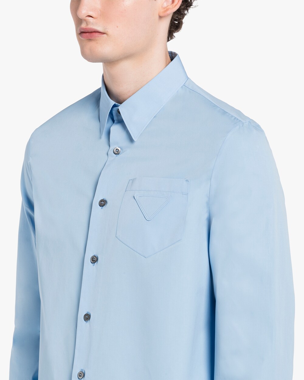 blue prada shirt
