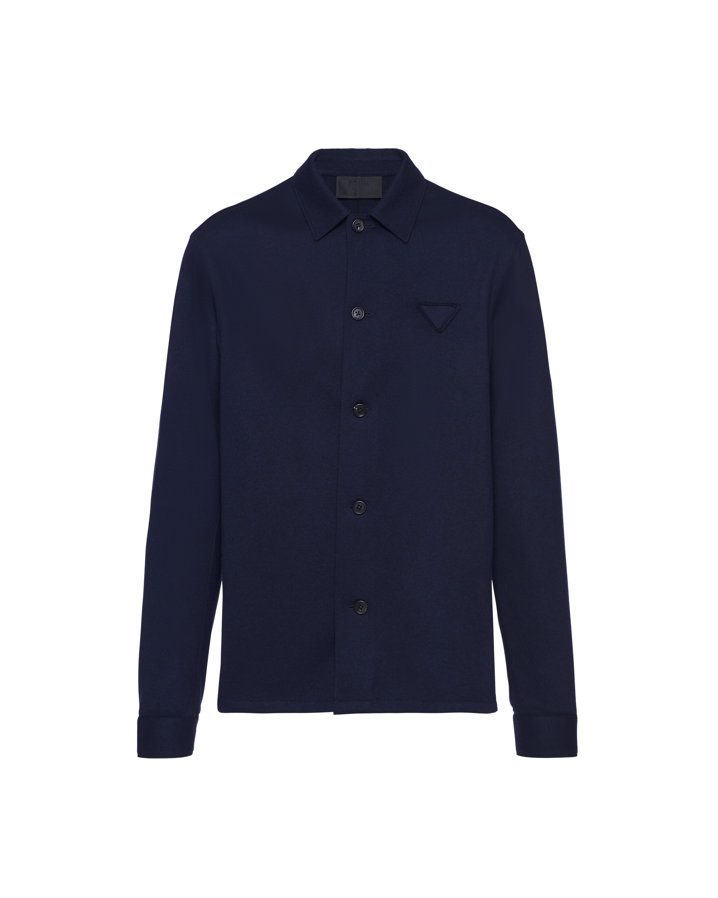 Prada: Women's Cotton Cardigan (Navy) | DSMNY E-SHOP
