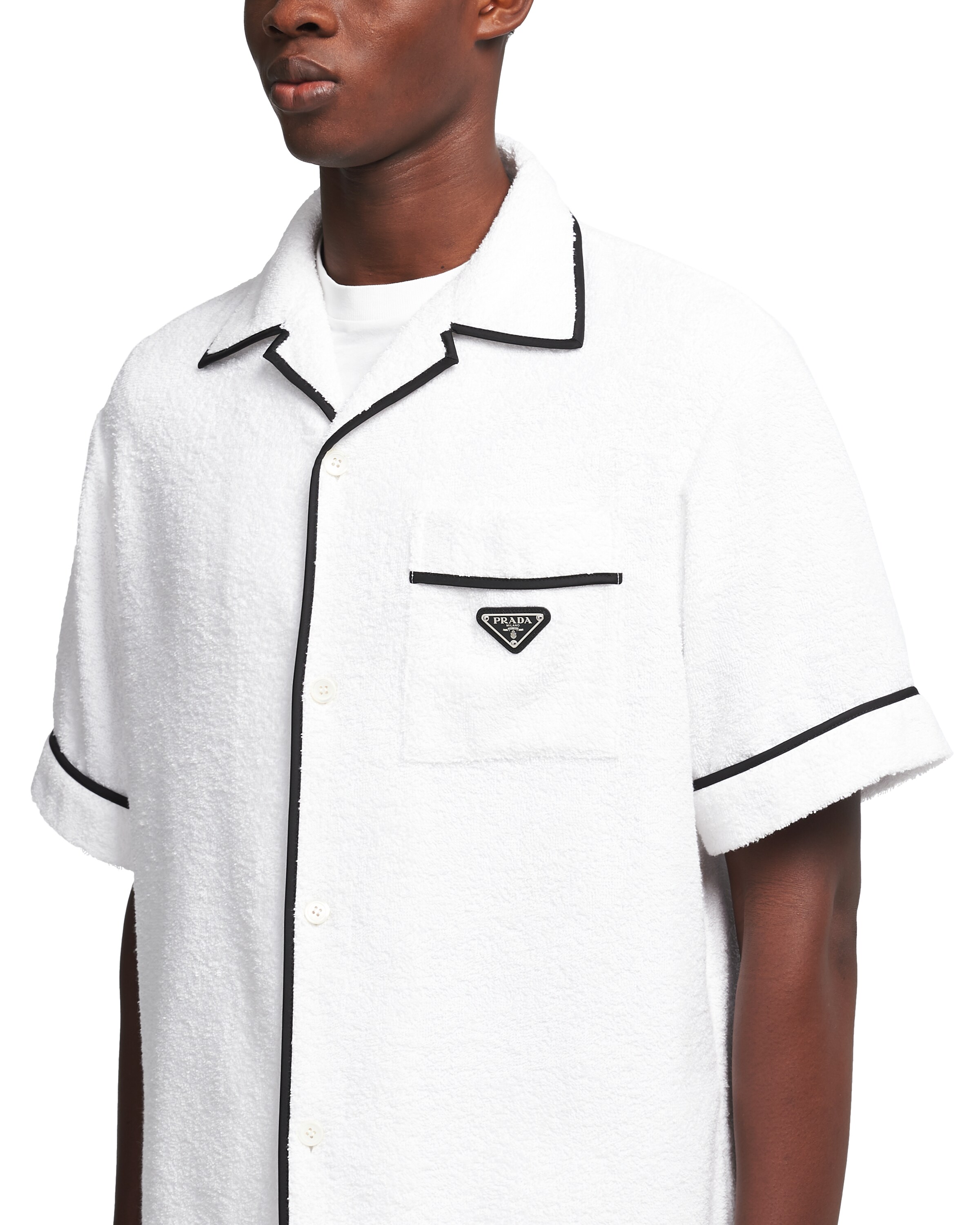 White Cotton bowling shirt | Prada
