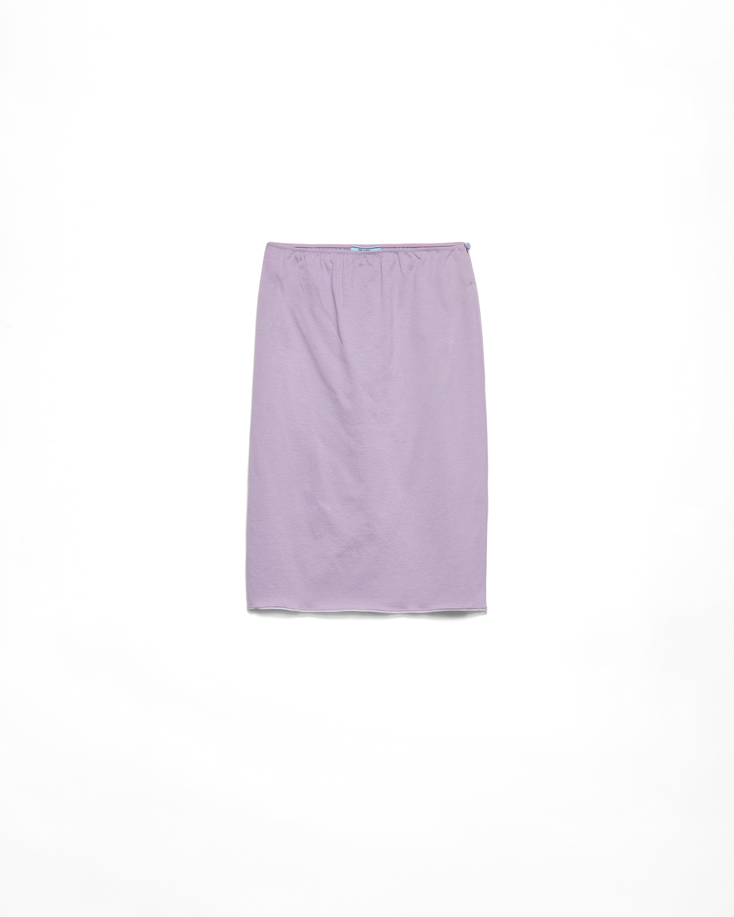 Prada Sottogonna In Jersey, Donna, Lilla, Taglia 4