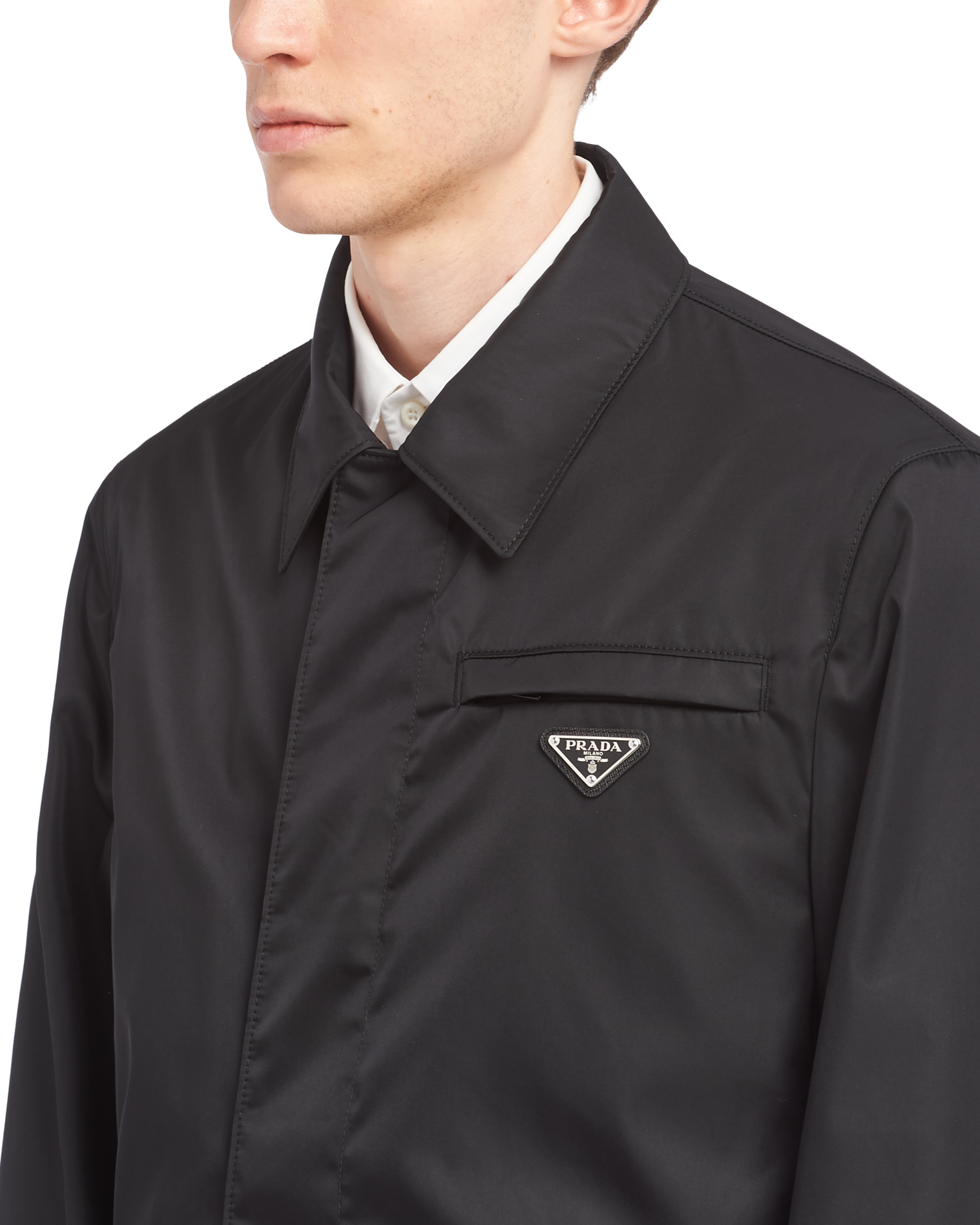 Prada nylon discount jacket mens