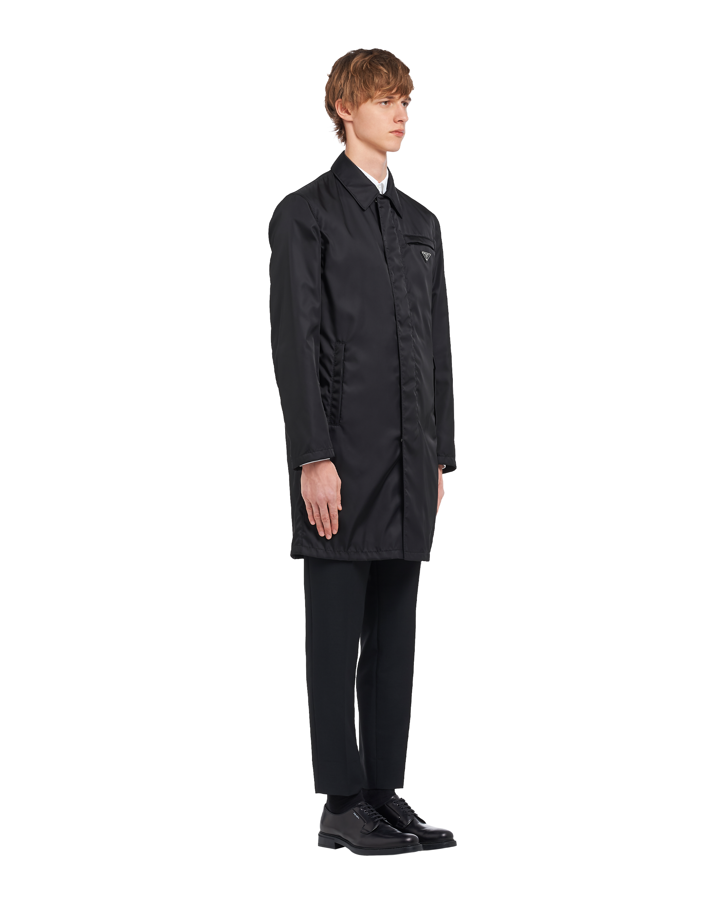 prada gabardine coat