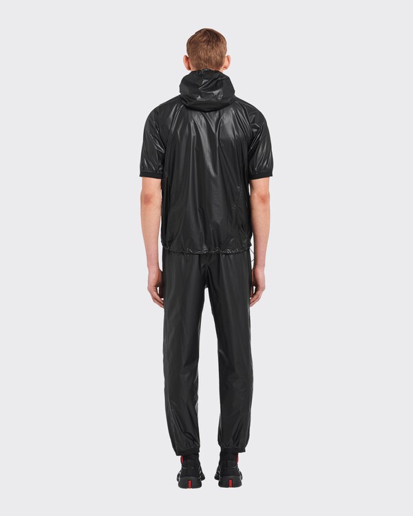 Light Nylon short-sleeved jacket - Black Light Nylon short-sleeved jacket - Black